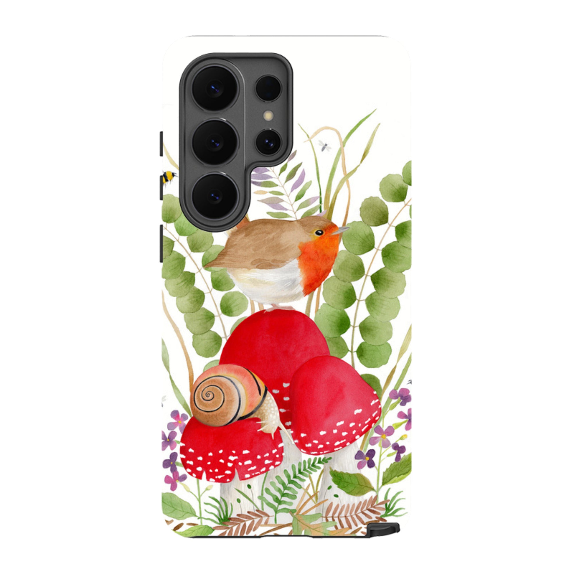 Samsung Tough Case - Robin And Snail By Bex Parkin