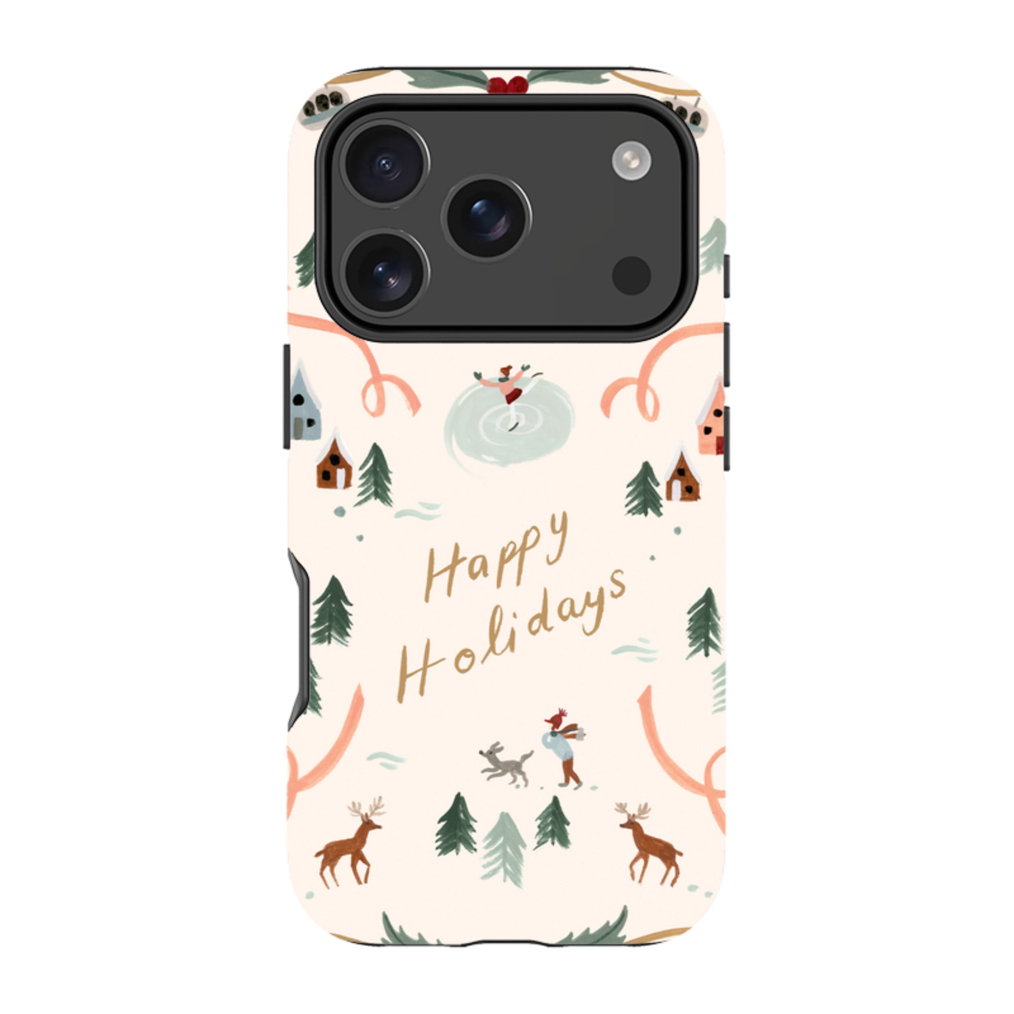 iPhone Tough Case - Happy Holidays By Bex Parkin