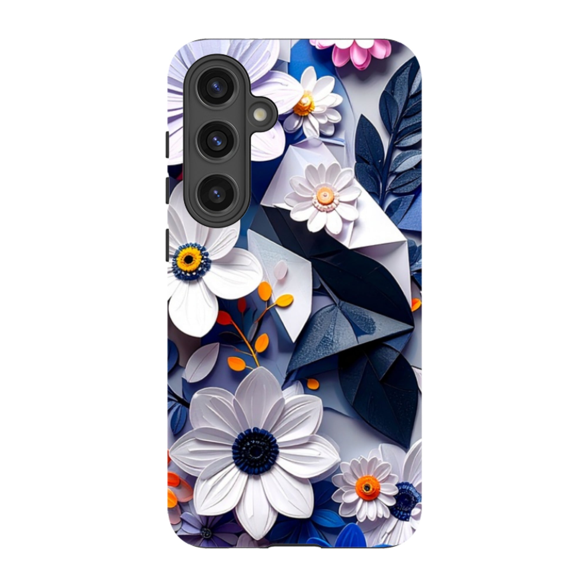 Samsung Tough Case - Summer Blue Florals