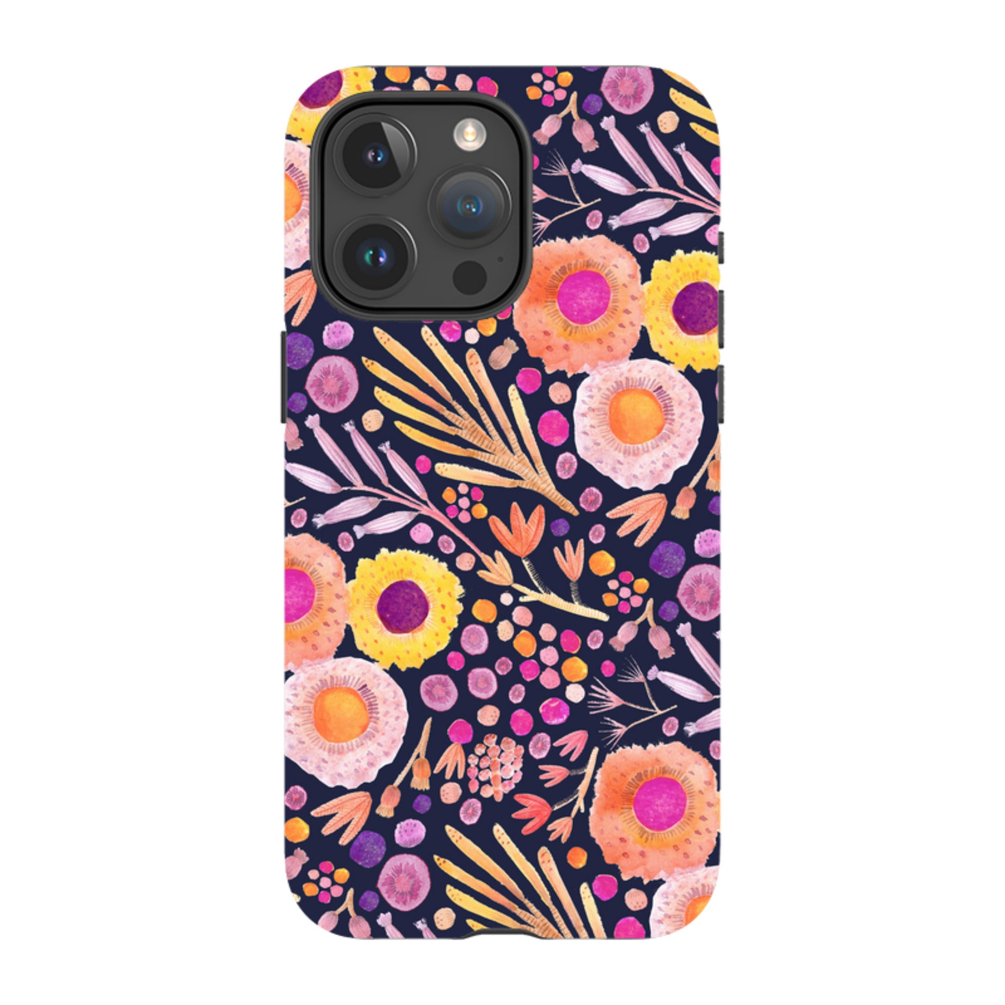 iPhone Tough Case - Floral Passion By Gabriela Larios