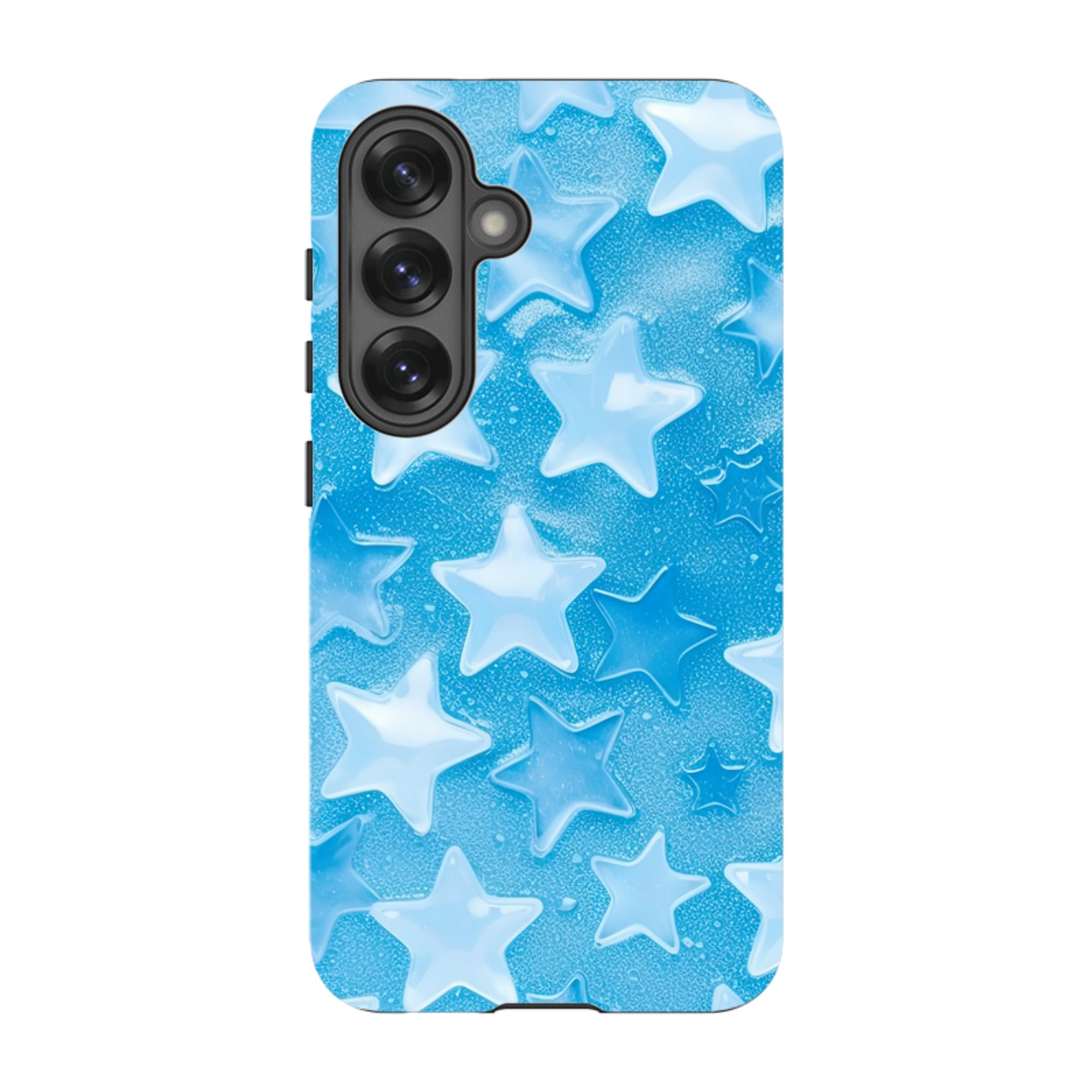 Samsung Tough Case - Blue Stars I  (Case Does Not Glitter)