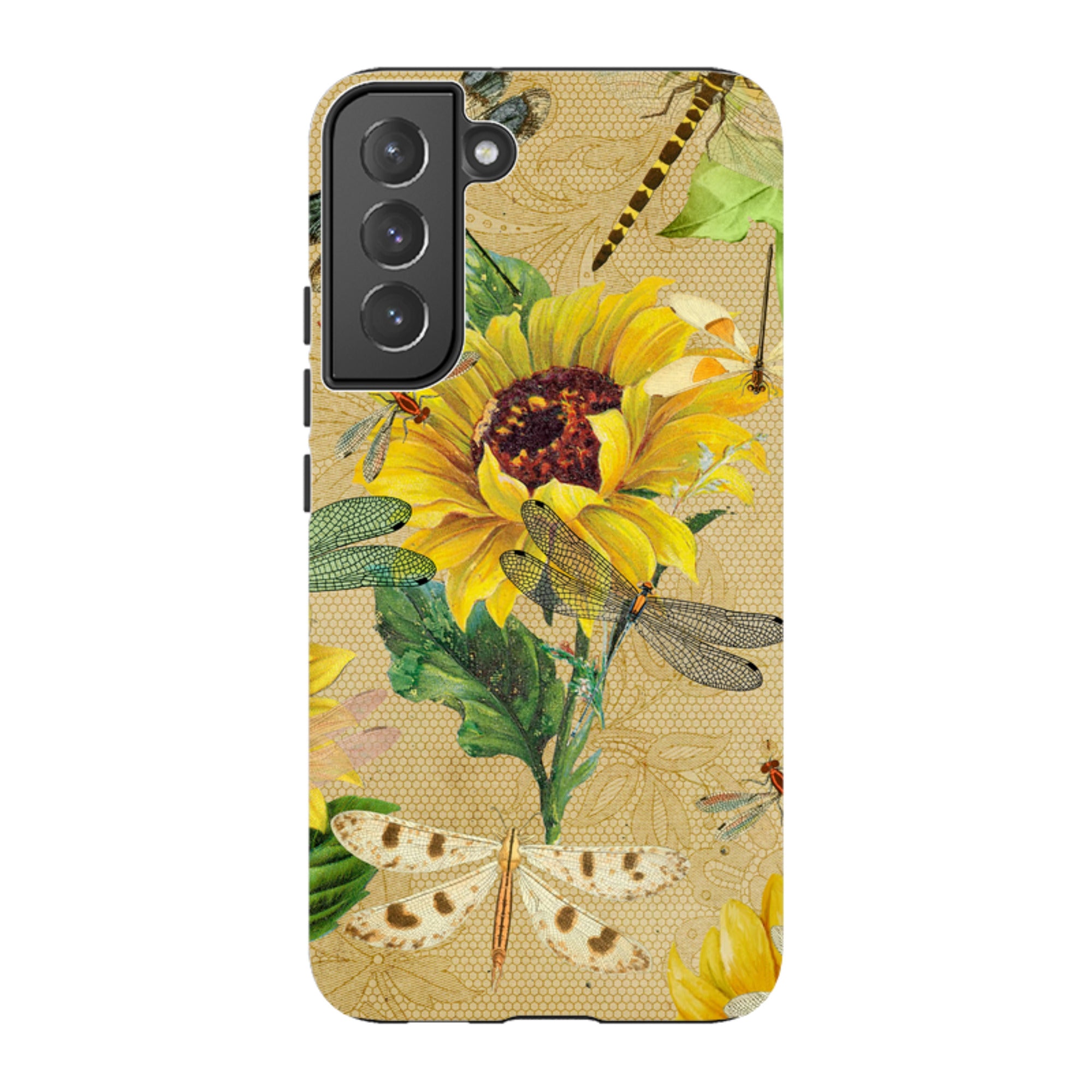 Samsung Tough Case - Dragonflies And Sunflowers