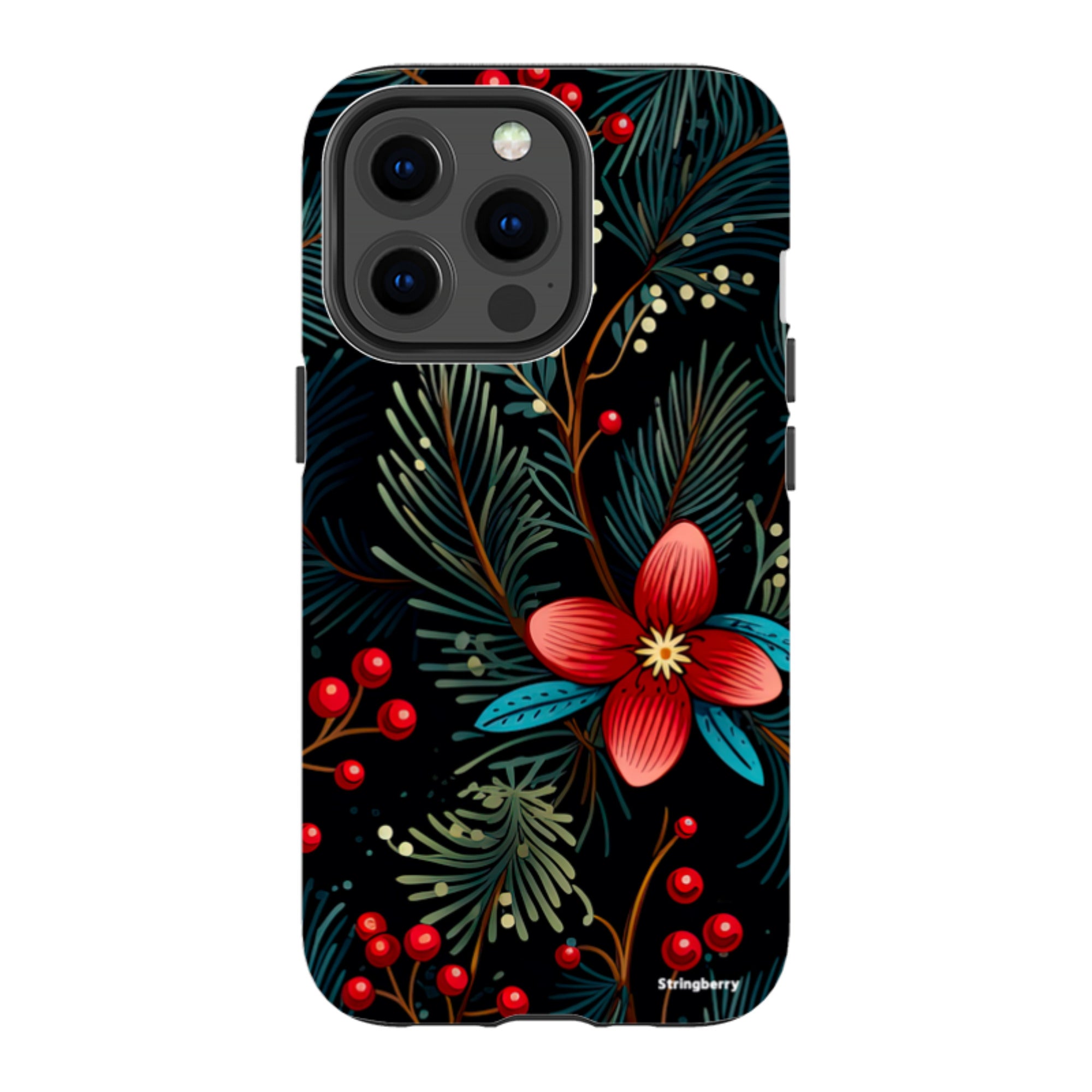iPhone Tough Case - Red Berries