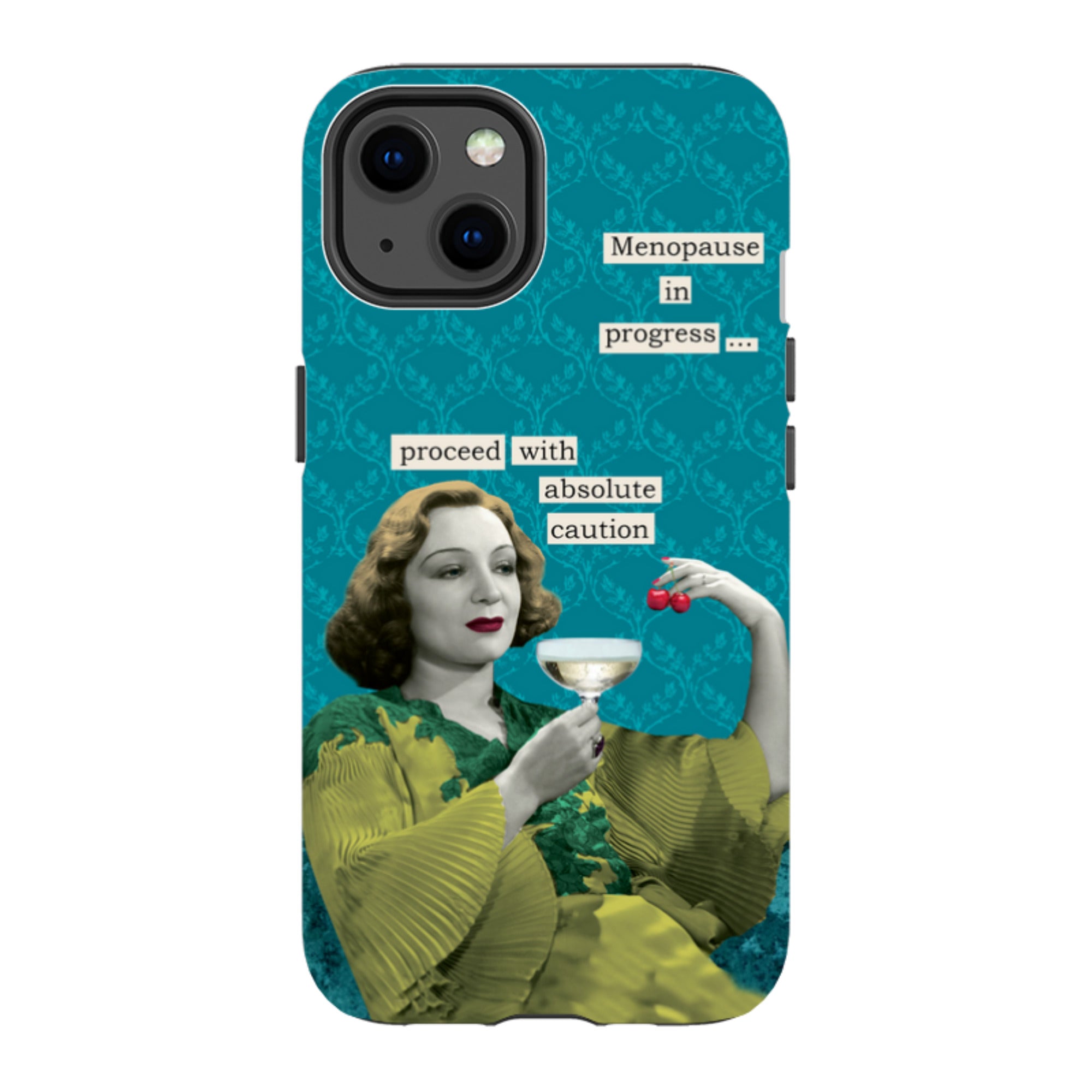iPhone Tough Case - Menopause In Progress By Clare Jordan
