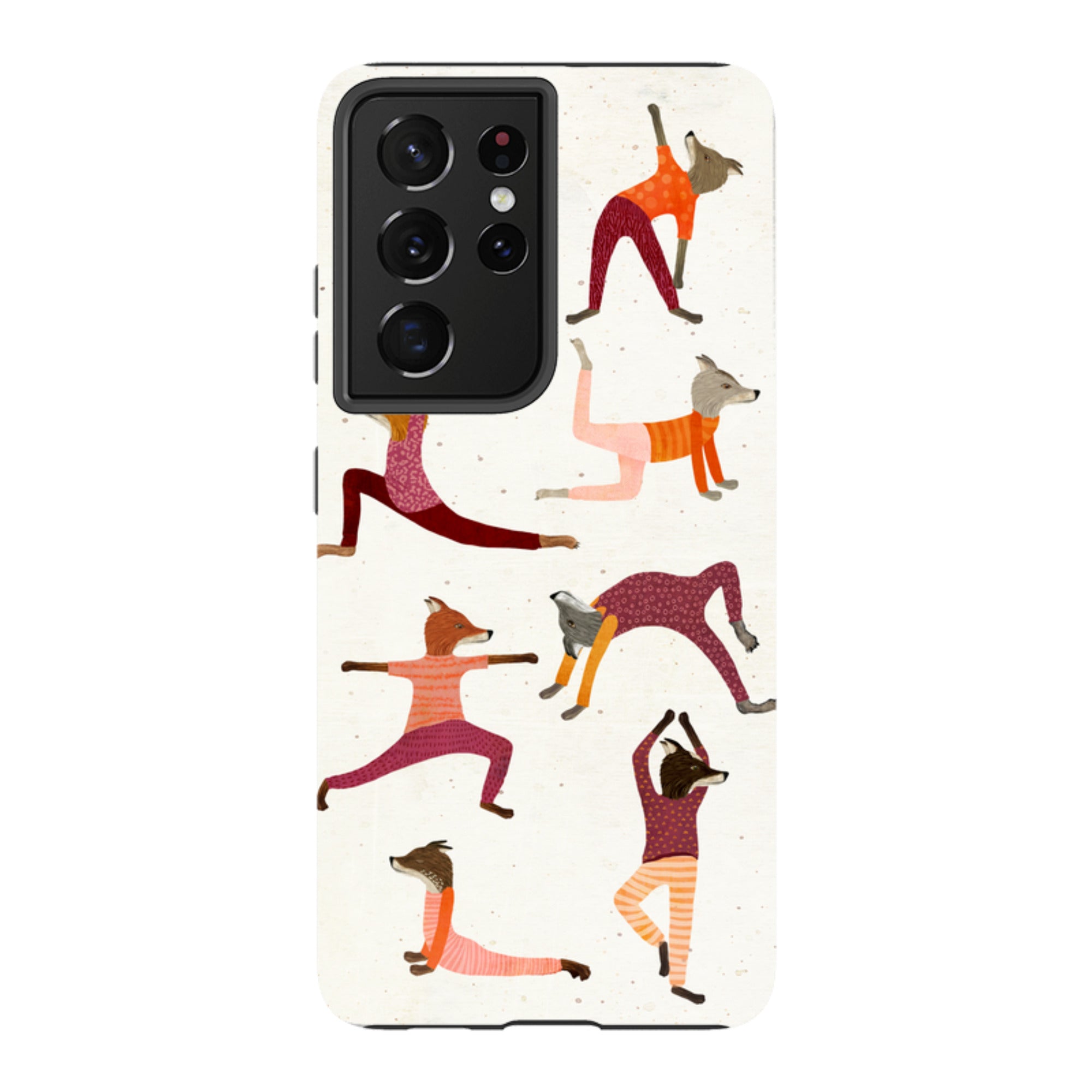 Samsung Tough Case - Fox Yoga By Katherine Quinn