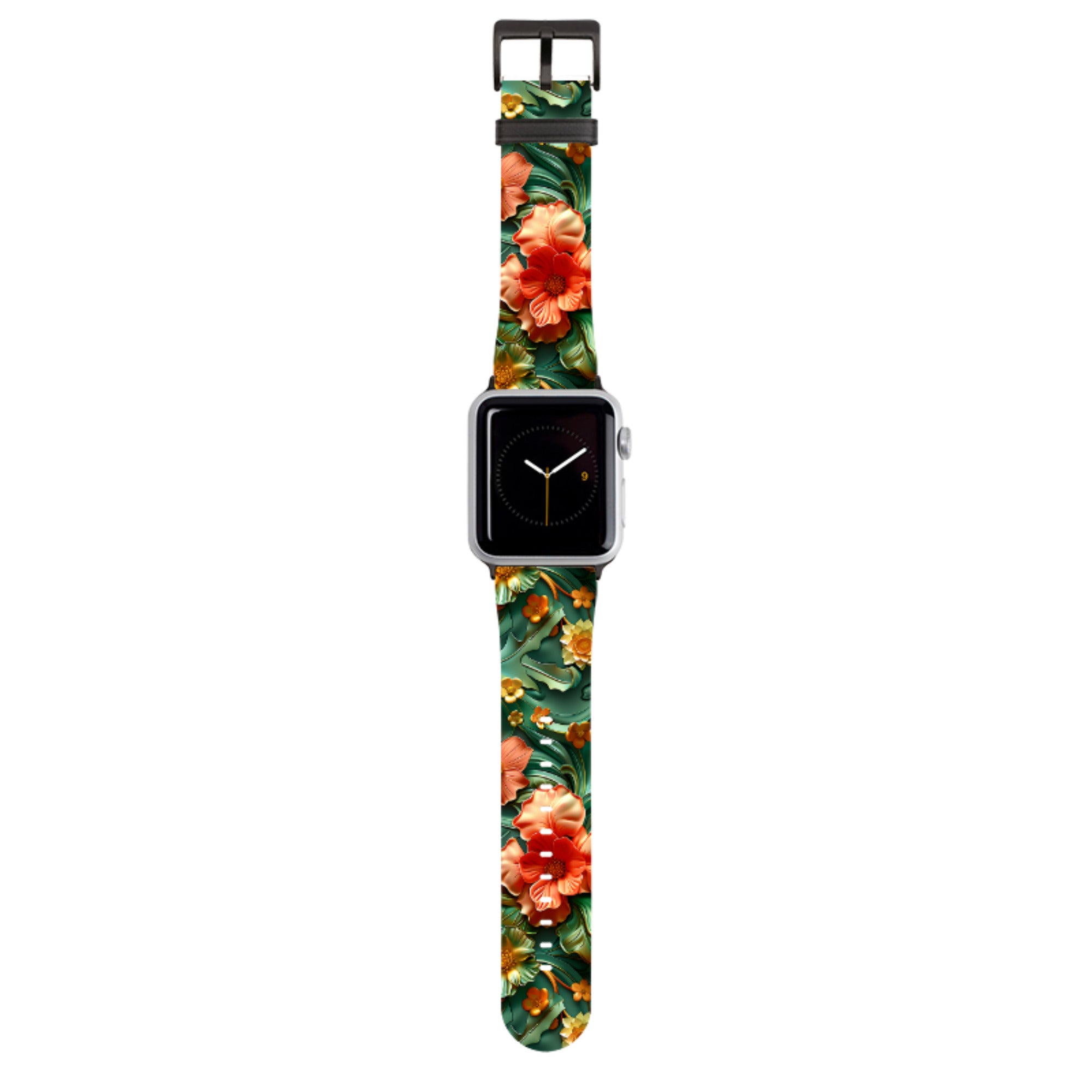 Jade Floral Apple Watch Strap