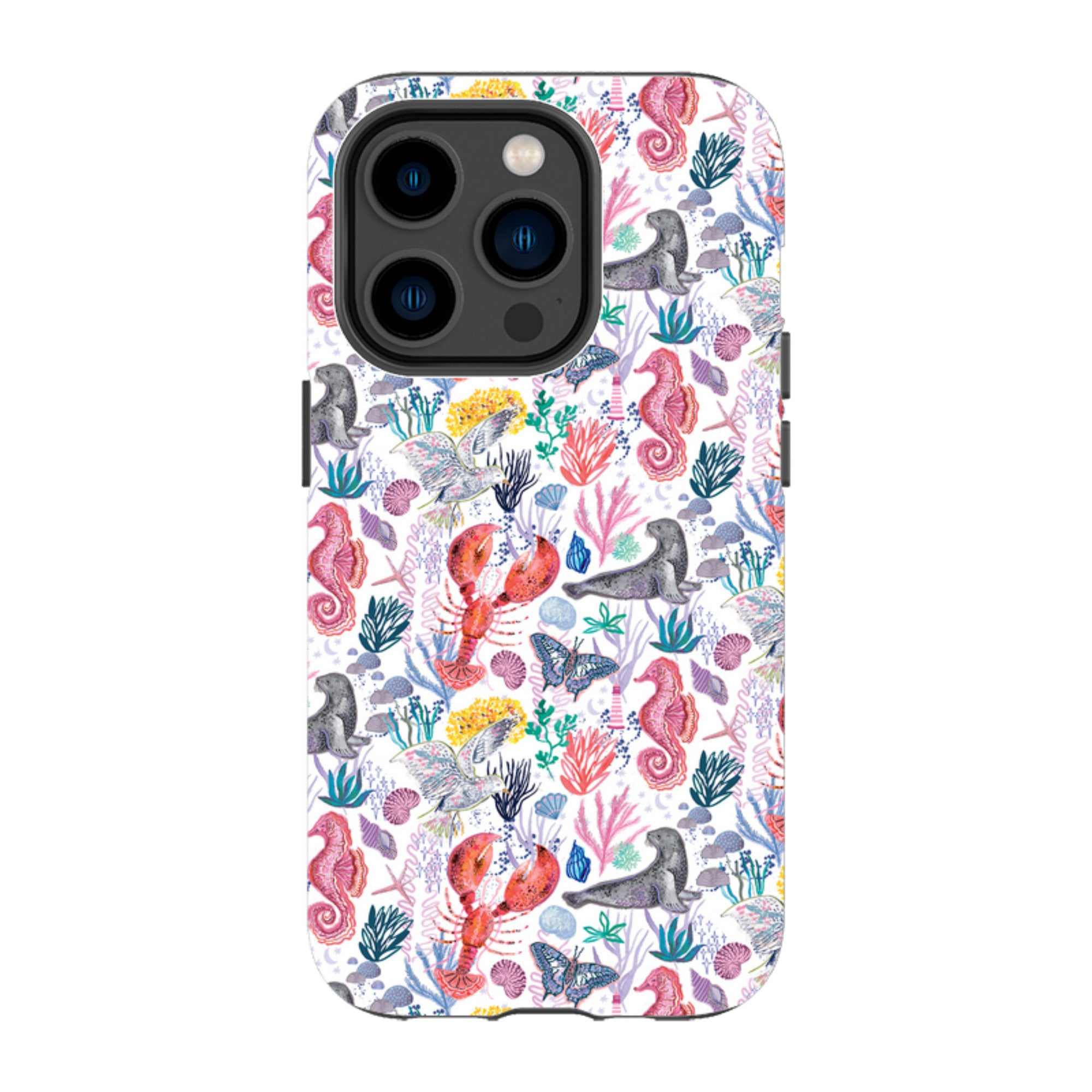 iPhone Case - Coastline Pattern-B By Emma Frances Grant