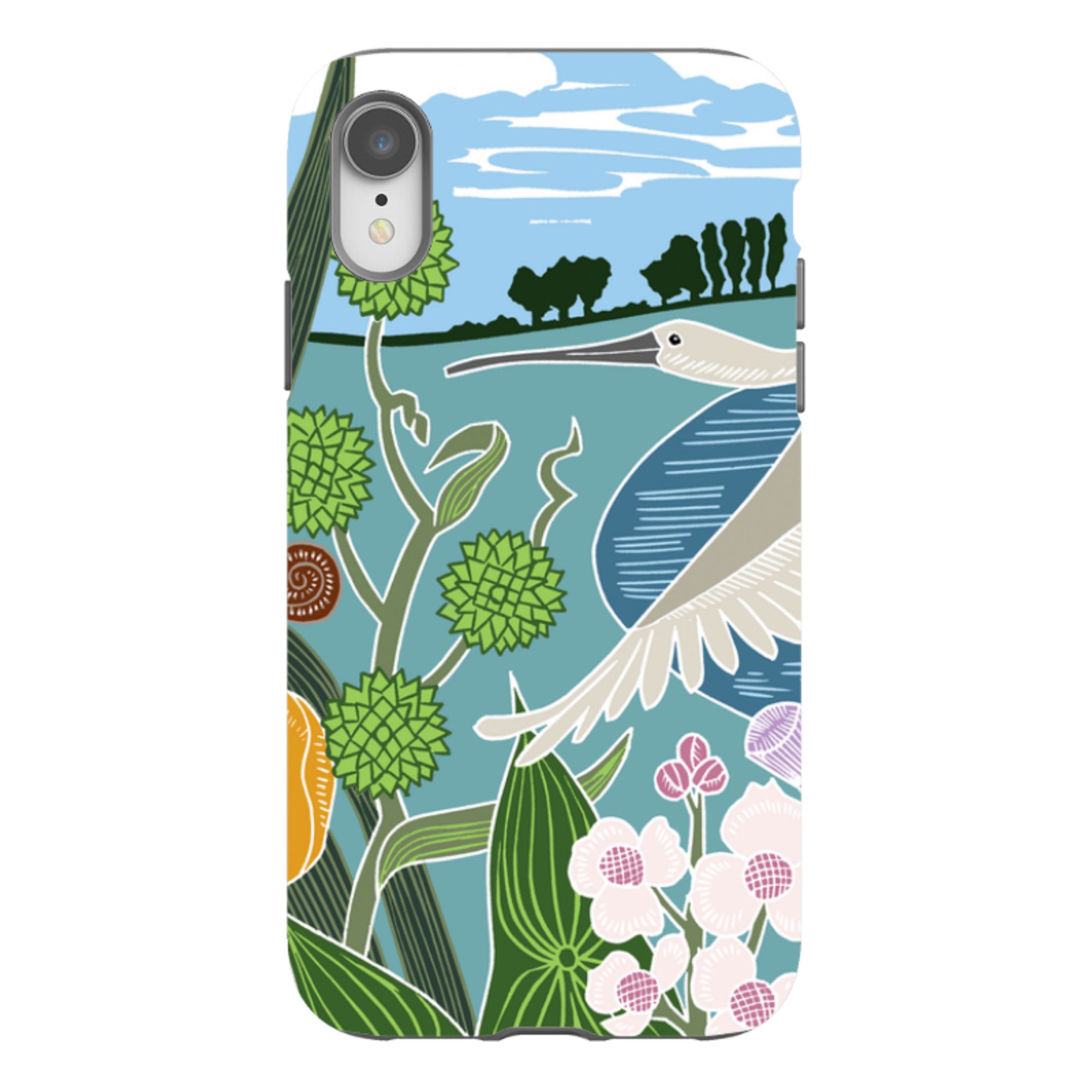 iPhone Tough Case - Spoonbill By Kate Heiss