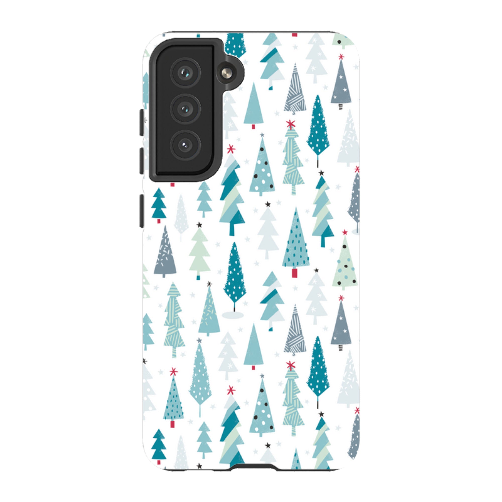 Samsung Tough Case - Little Xmas Trees By Ali Brookes
