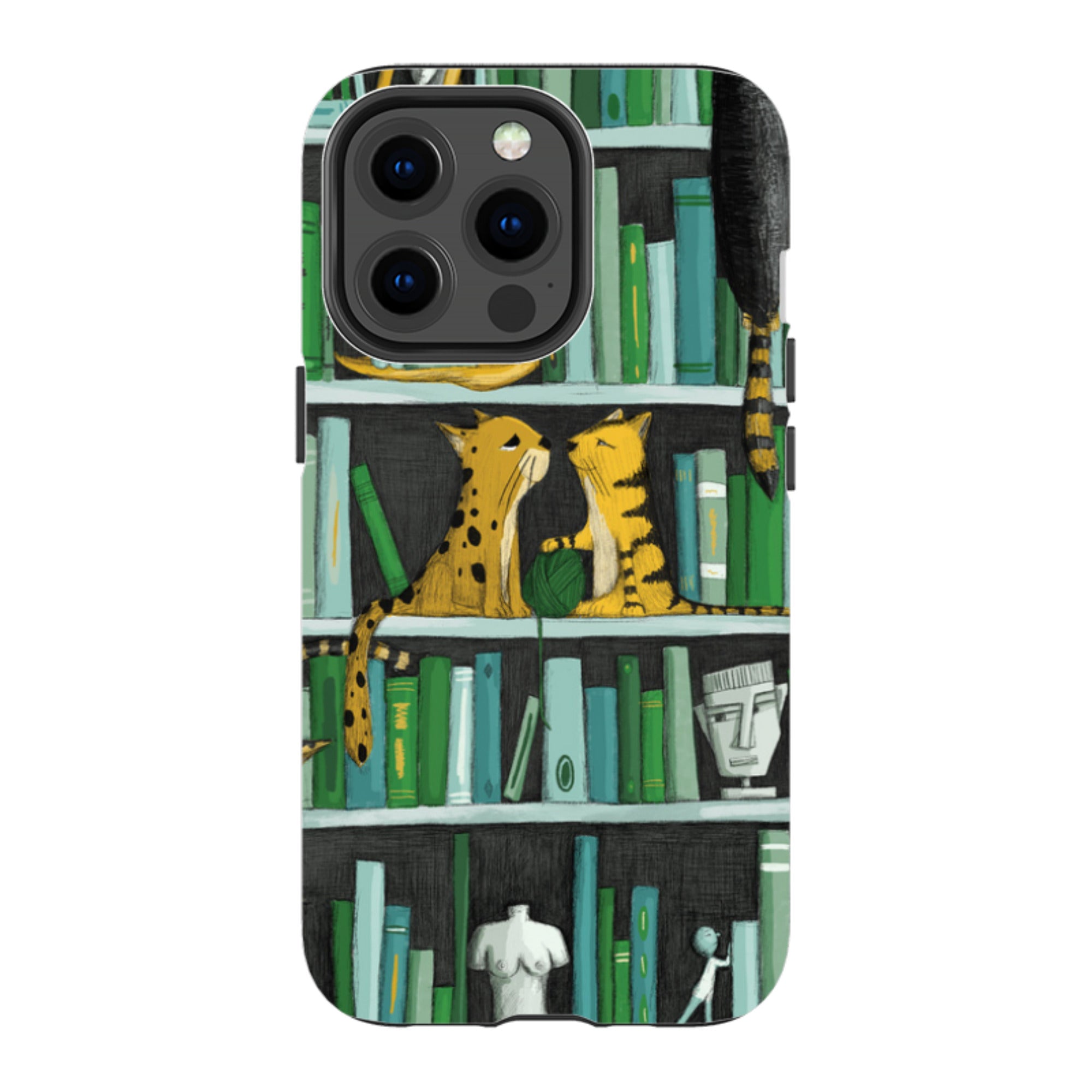 iPhone MagSafe Tough Case - Library Friends By Maja Lindberg