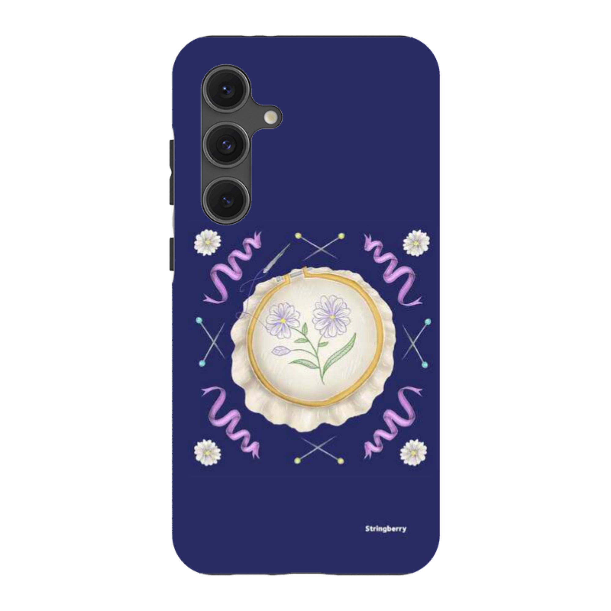 Samsung Tough Case - Daisy Needlework By Catherine Rowe