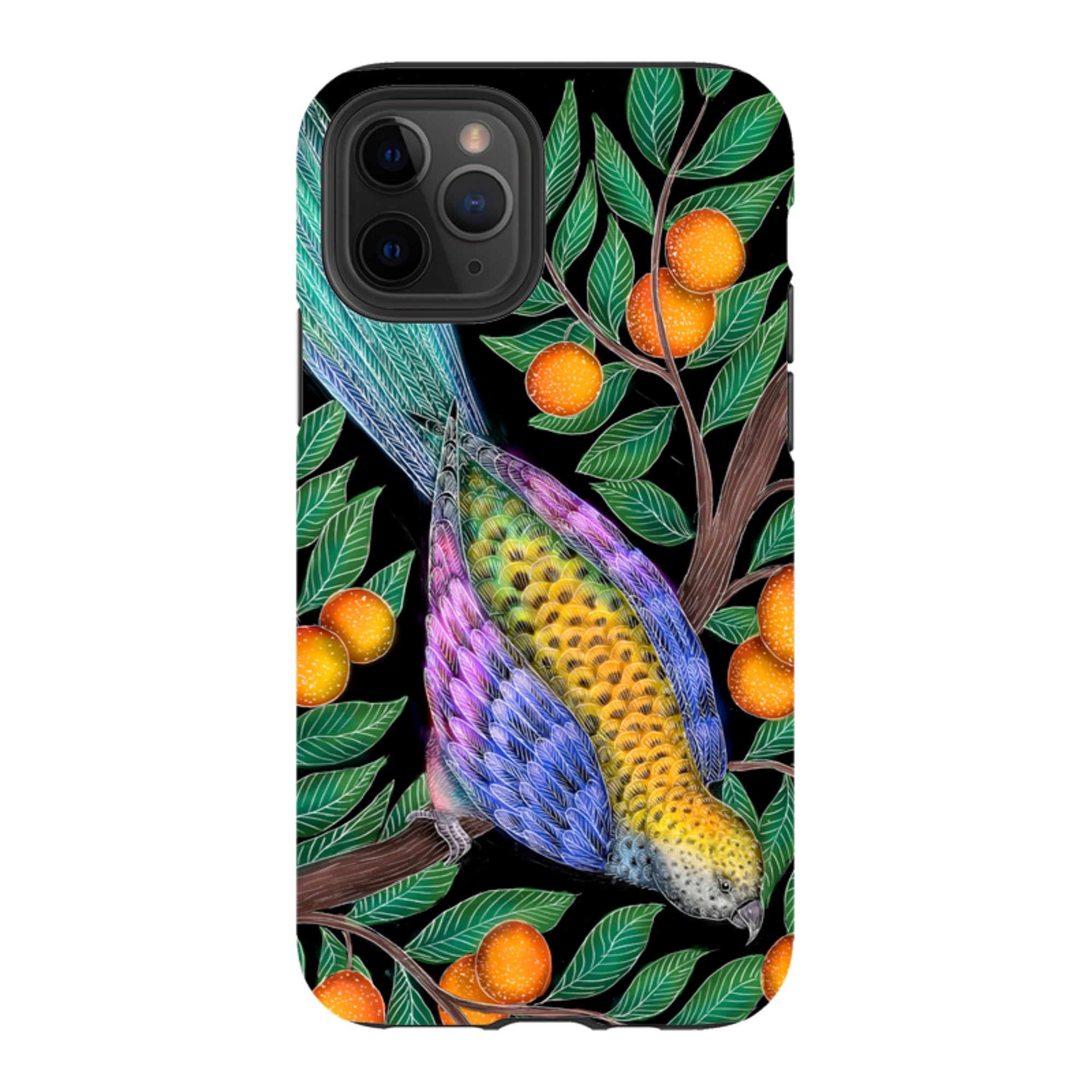 iPhone Tough Case - Parrot By Catherine Rowe