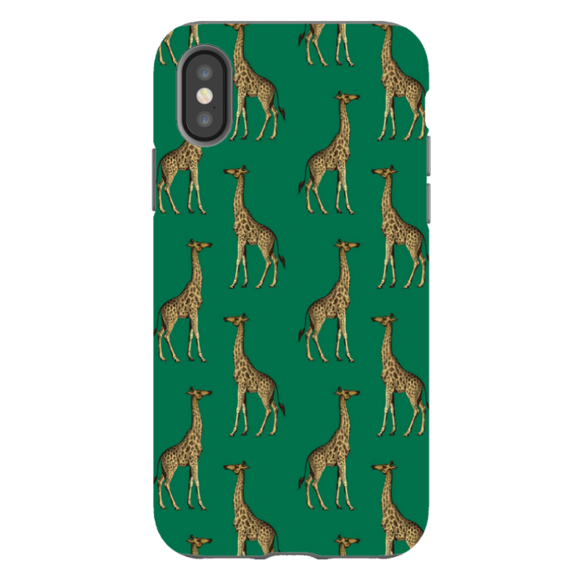 iPhone Tough Case - Green Giraffe