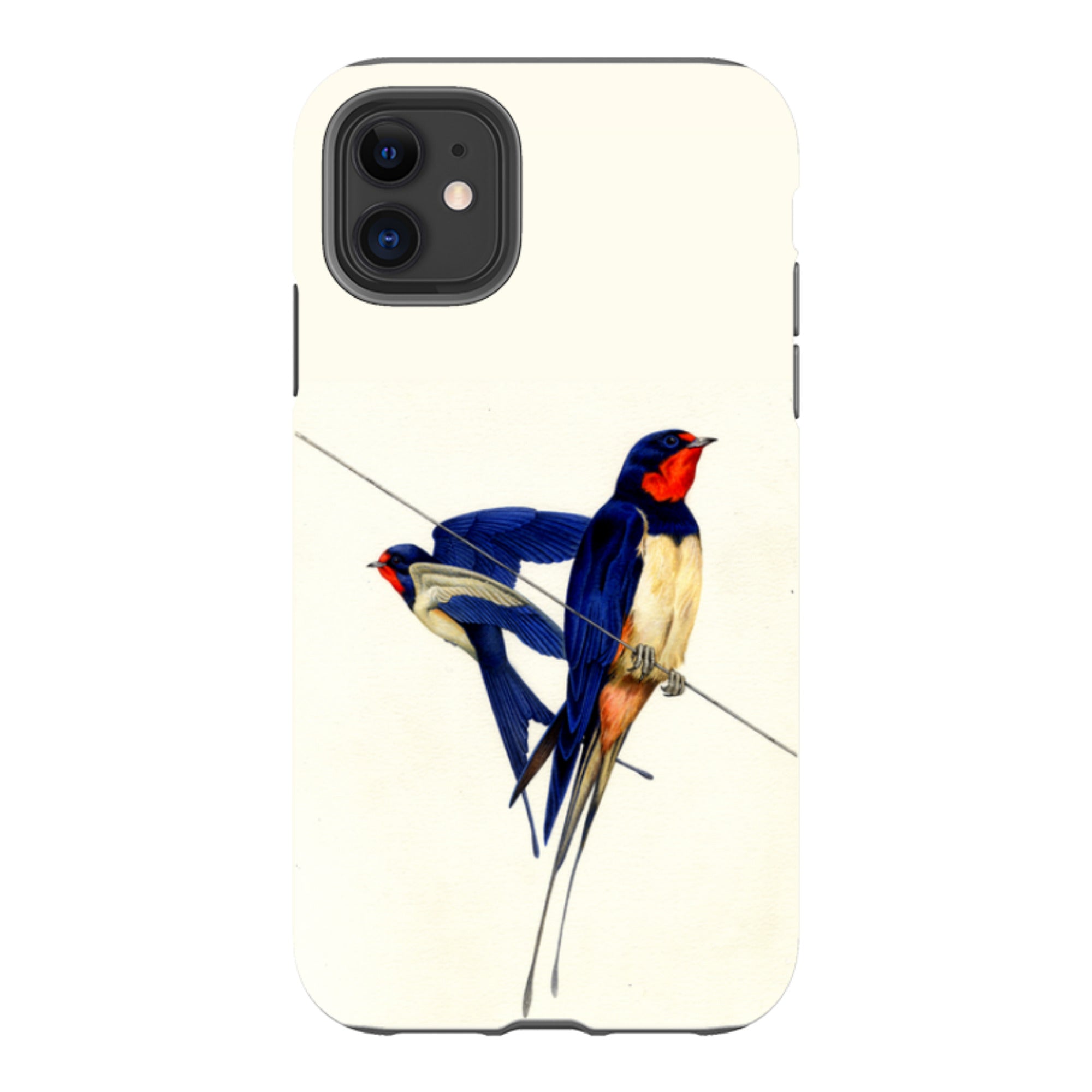 iPhone Tough Case - Swallows By Philip Hood