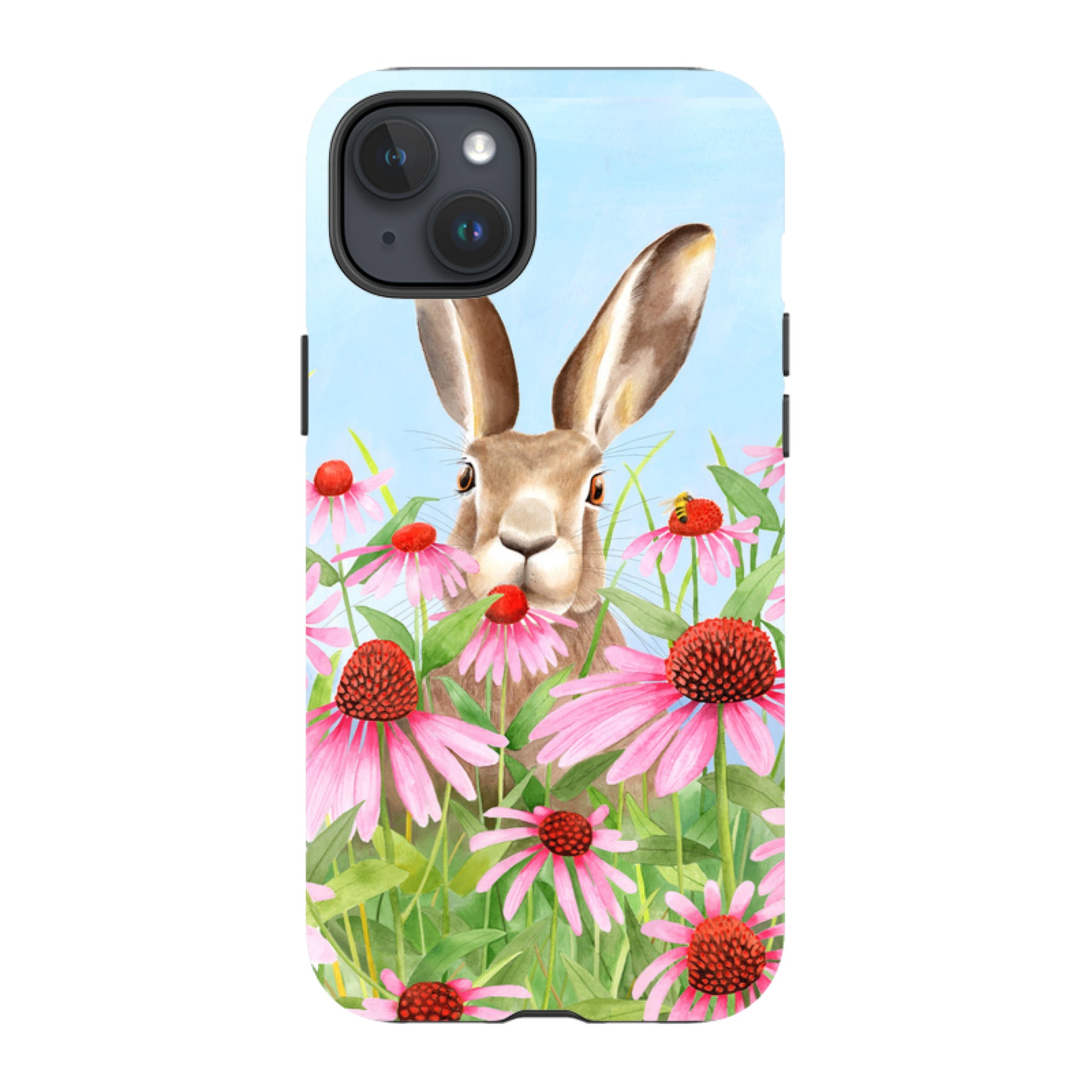 iPhone Tough Case - Summer Hare By Bex Parkin