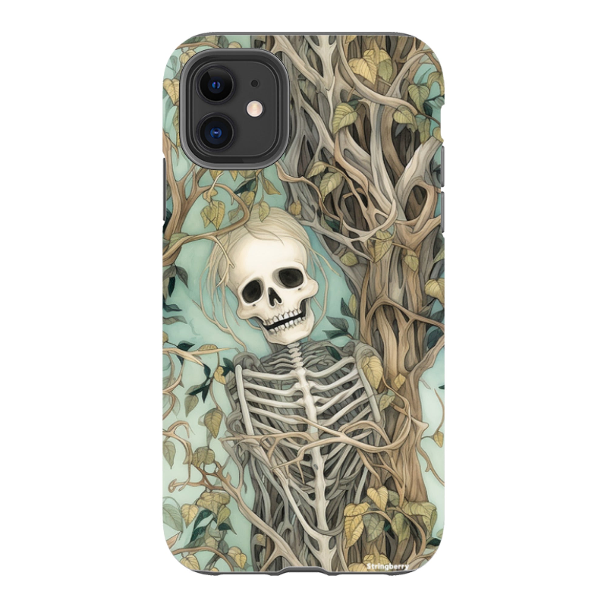 iPhone Tough Case - Skeletal Floral