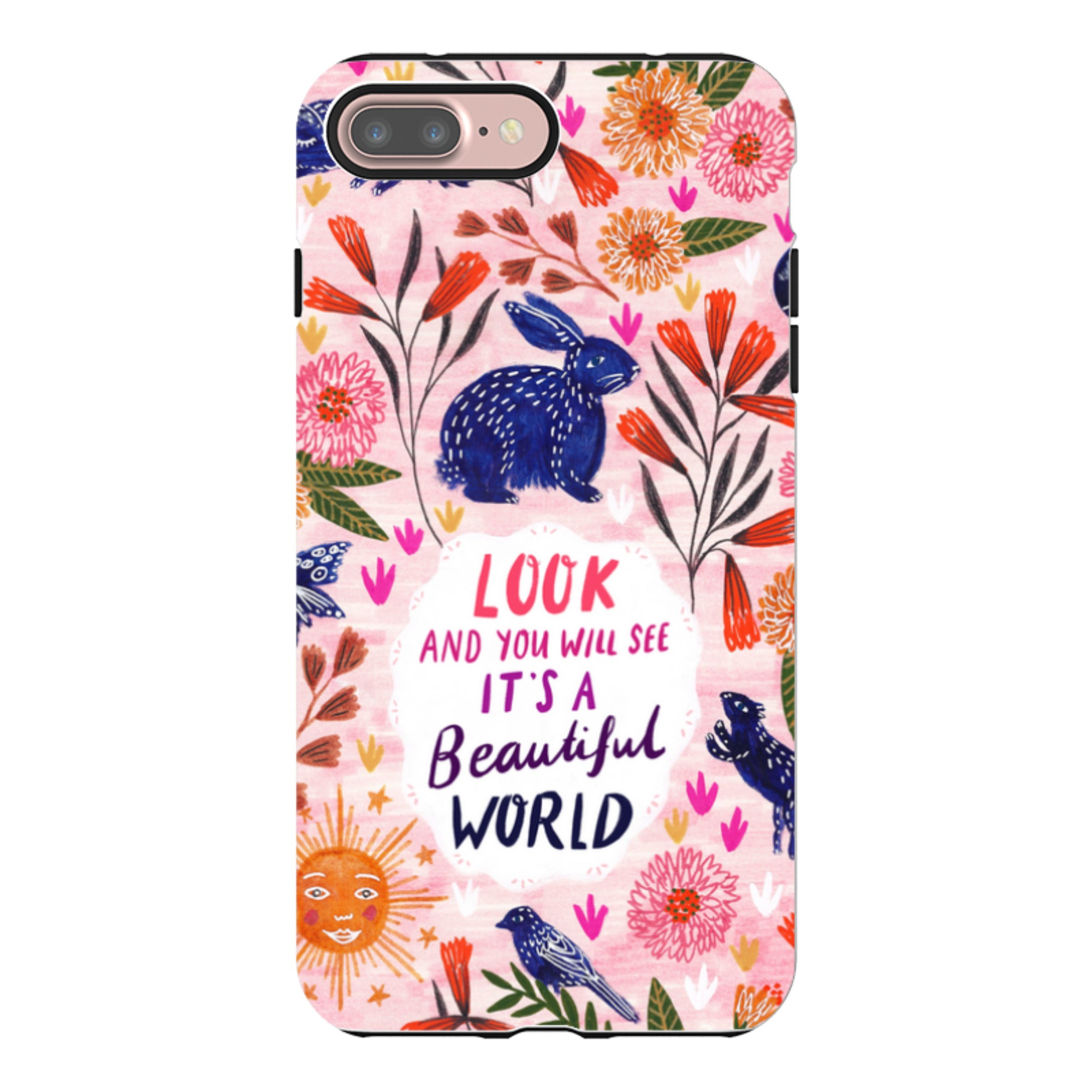 iPhone Tough Case - Beautiful World By Lee Foster Wilson