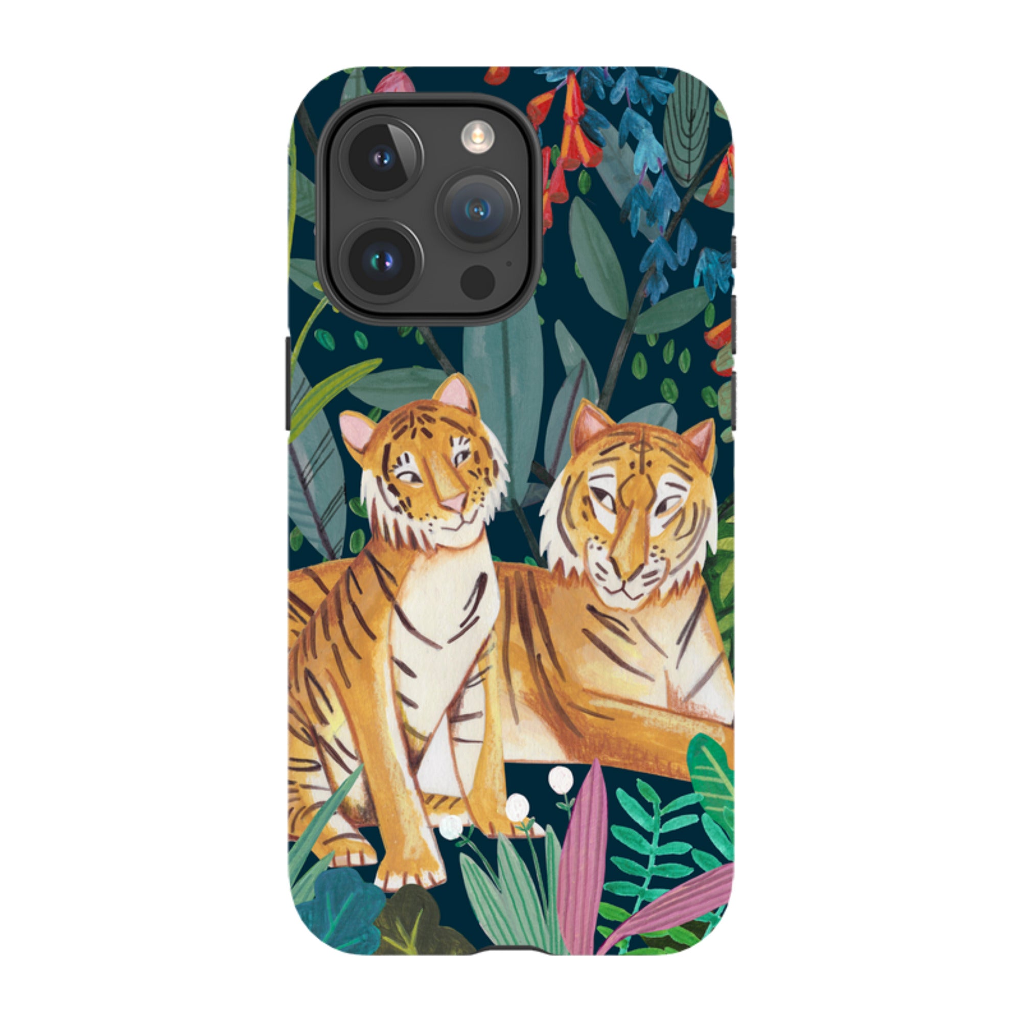 iPhone MagSafe Tough Case -  Tiger By Caroline Bonne Muller