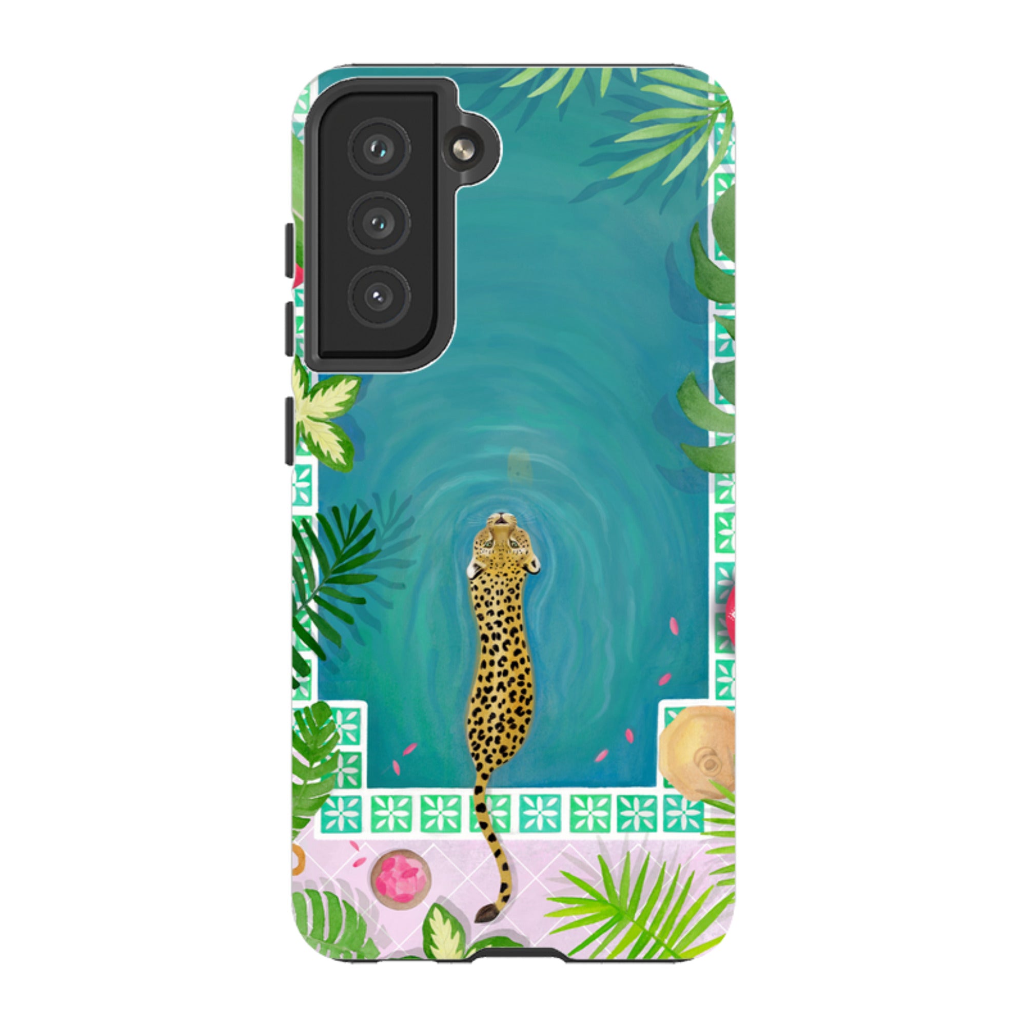 Samsung Tough Case - Morocco Pool Leopard By Bex Parkin