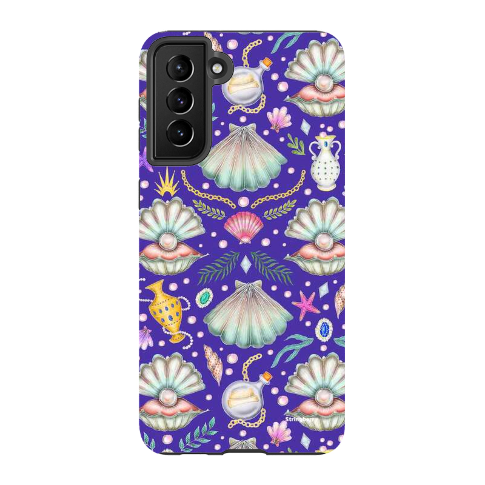Samsung Tough Case - Pearl's Fantasy Indigo By Catherine Rowe