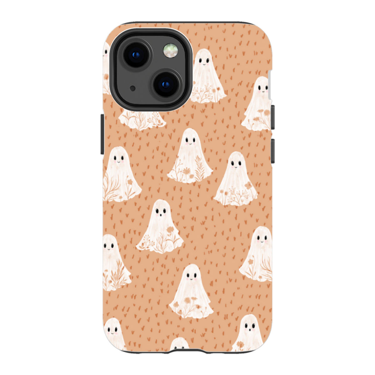iPhone Tough Case - Floral Ghosts - Cider Clay By Katherine Quinn