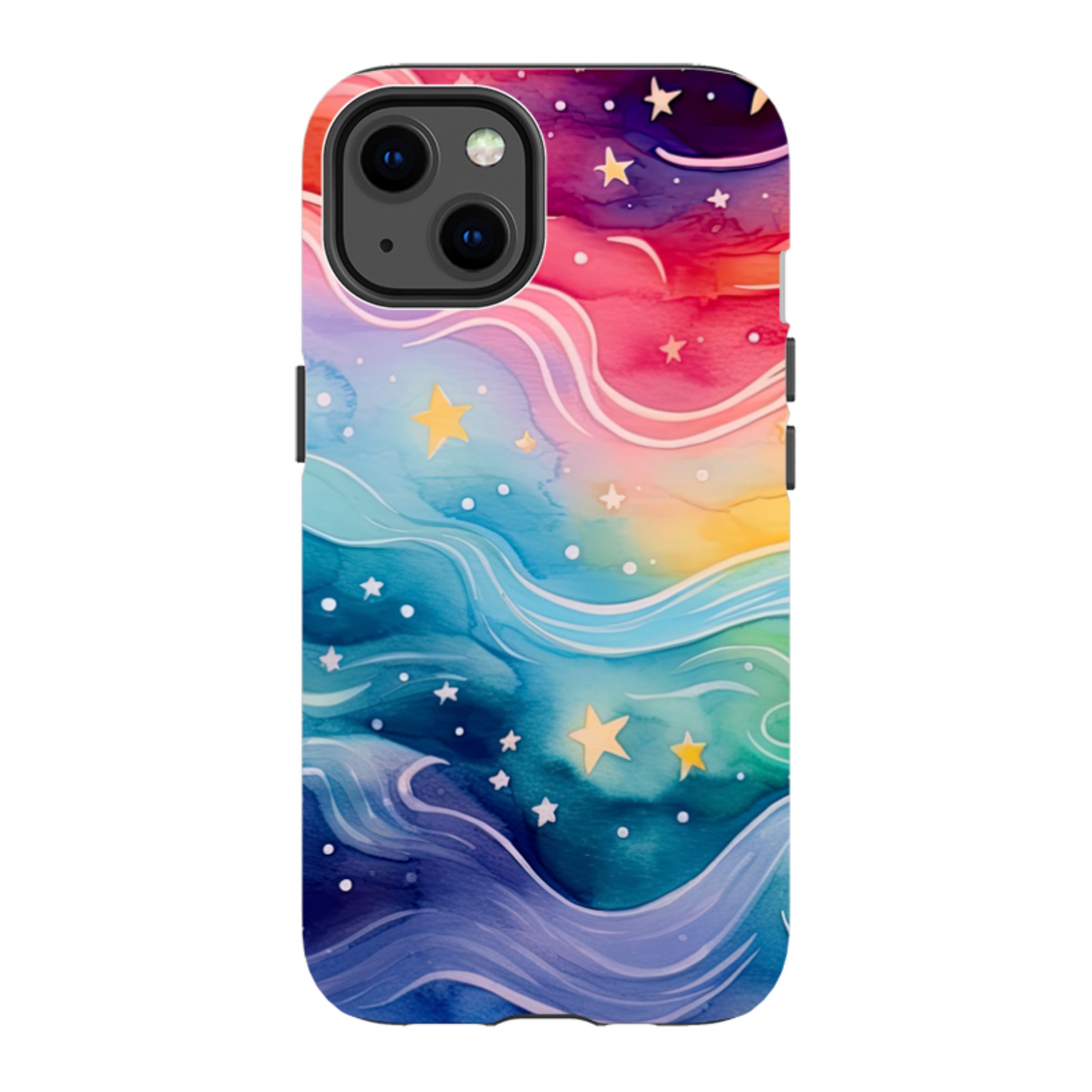 iPhone MagSafe Tough Case - Rainbow Stars IV