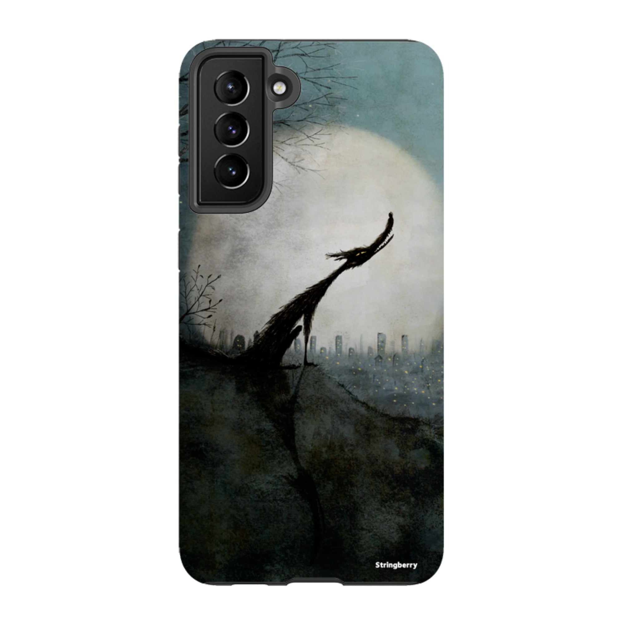 Samsung Tough Case - Wolf Moon By Maja Lindberg