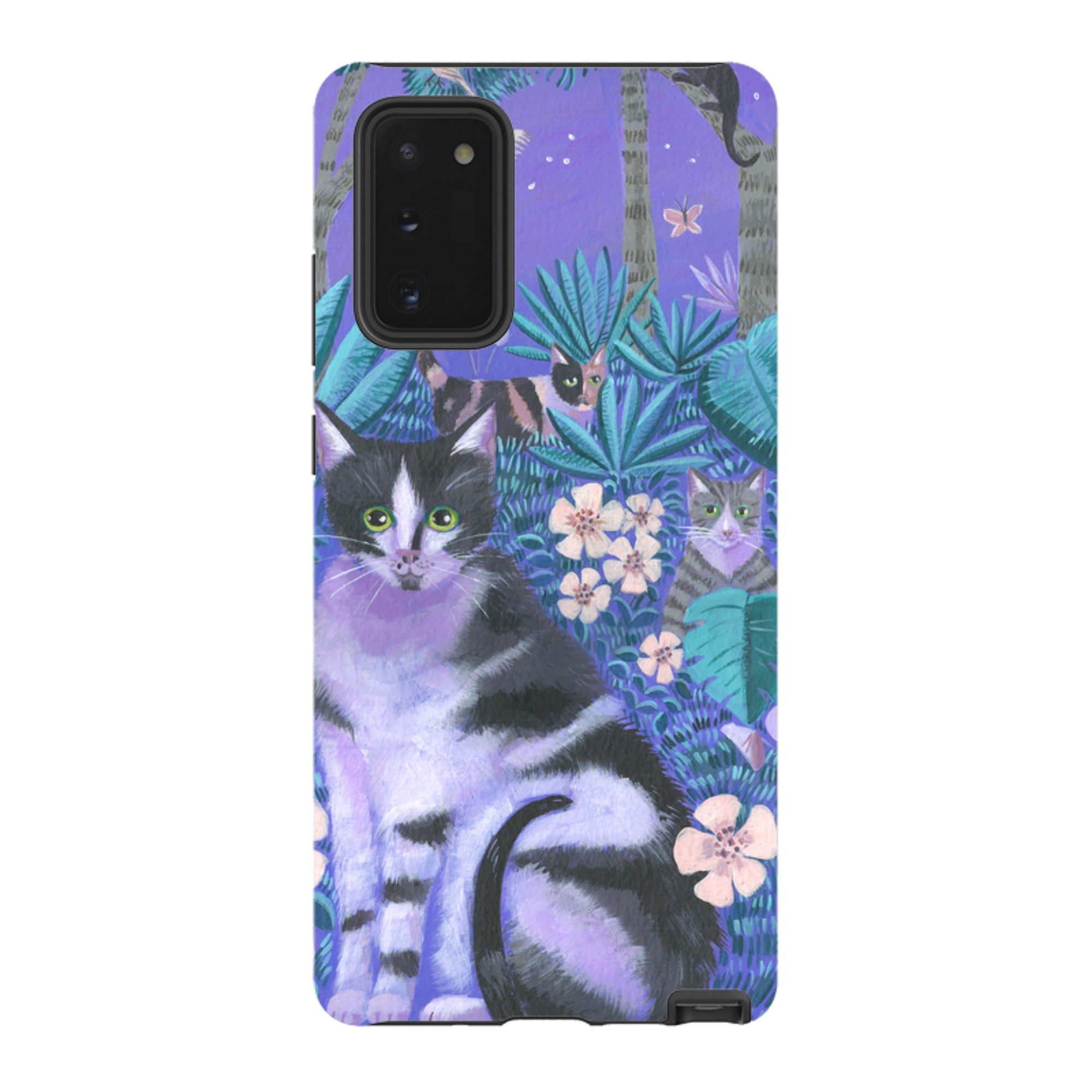 Samsung Tough Case - Night Cats 2 By Mary Stubberfield