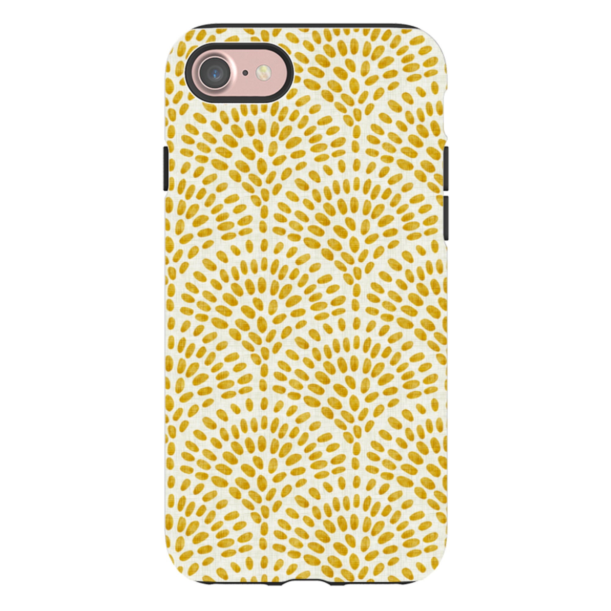 iPhone Tough Case - Scallop - Mustard By Katherine Quinn