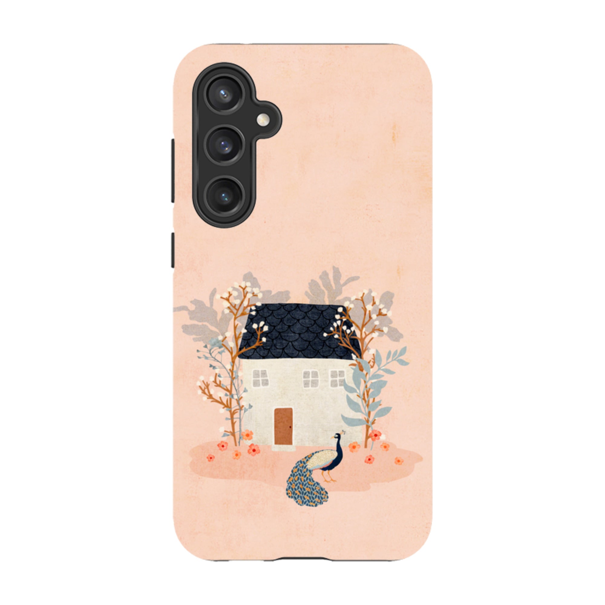 Samsung Tough Case - Home Pink By Katherine Quinn