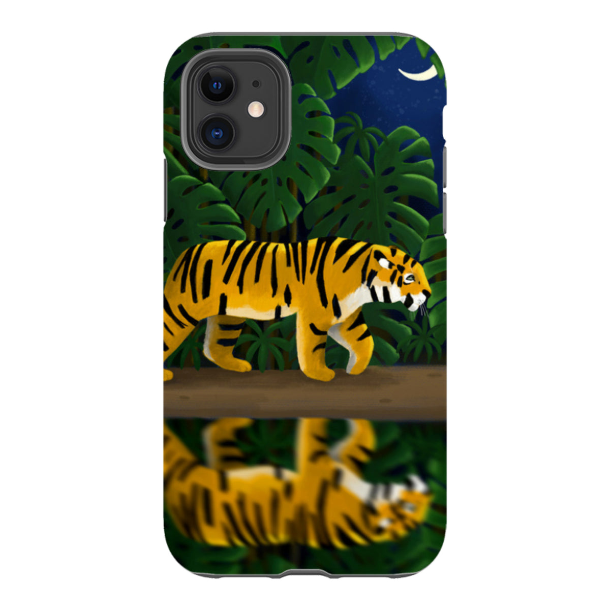 iPhone Tough Case - Tiger Night By Bex Parkin