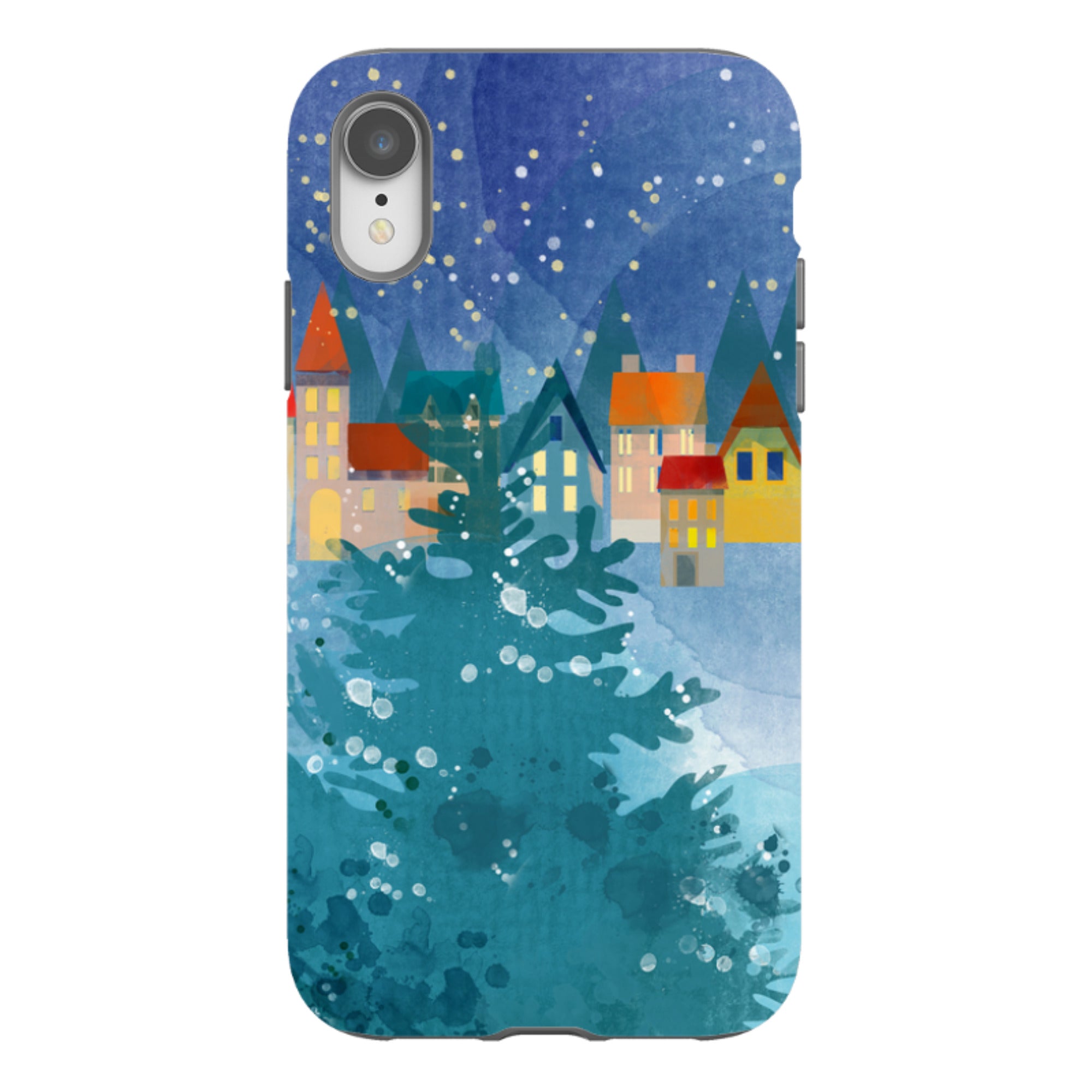 iPhone Tough Case - Winter Town