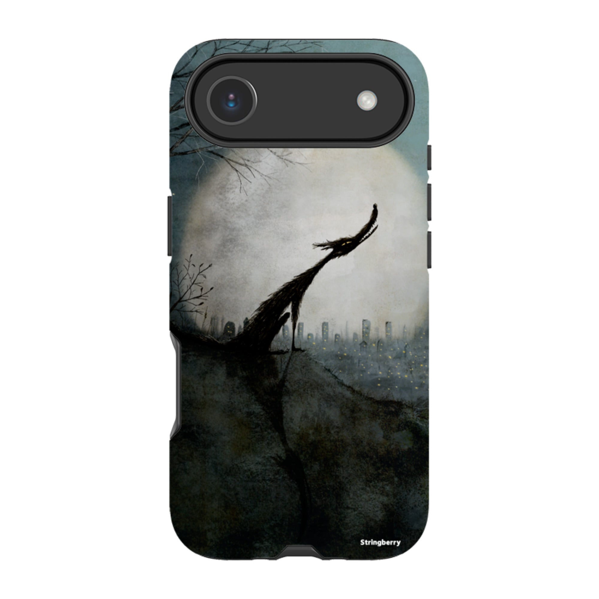 iPhone MagSafe Tough Case - Wolf Moon By Maja Lindberg