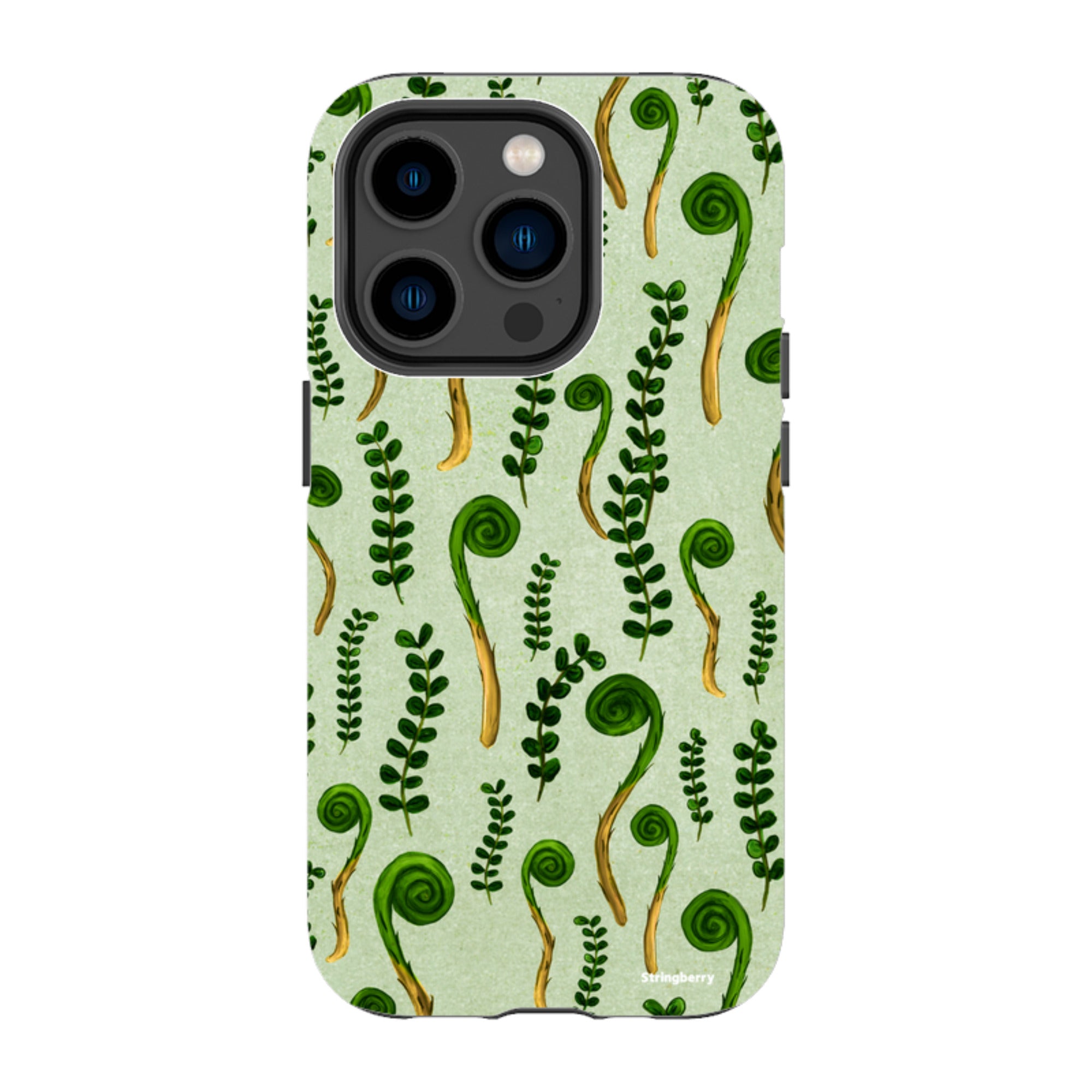 iPhone MagSafe Tough Case - Fern Fronds By Katherine Quinn