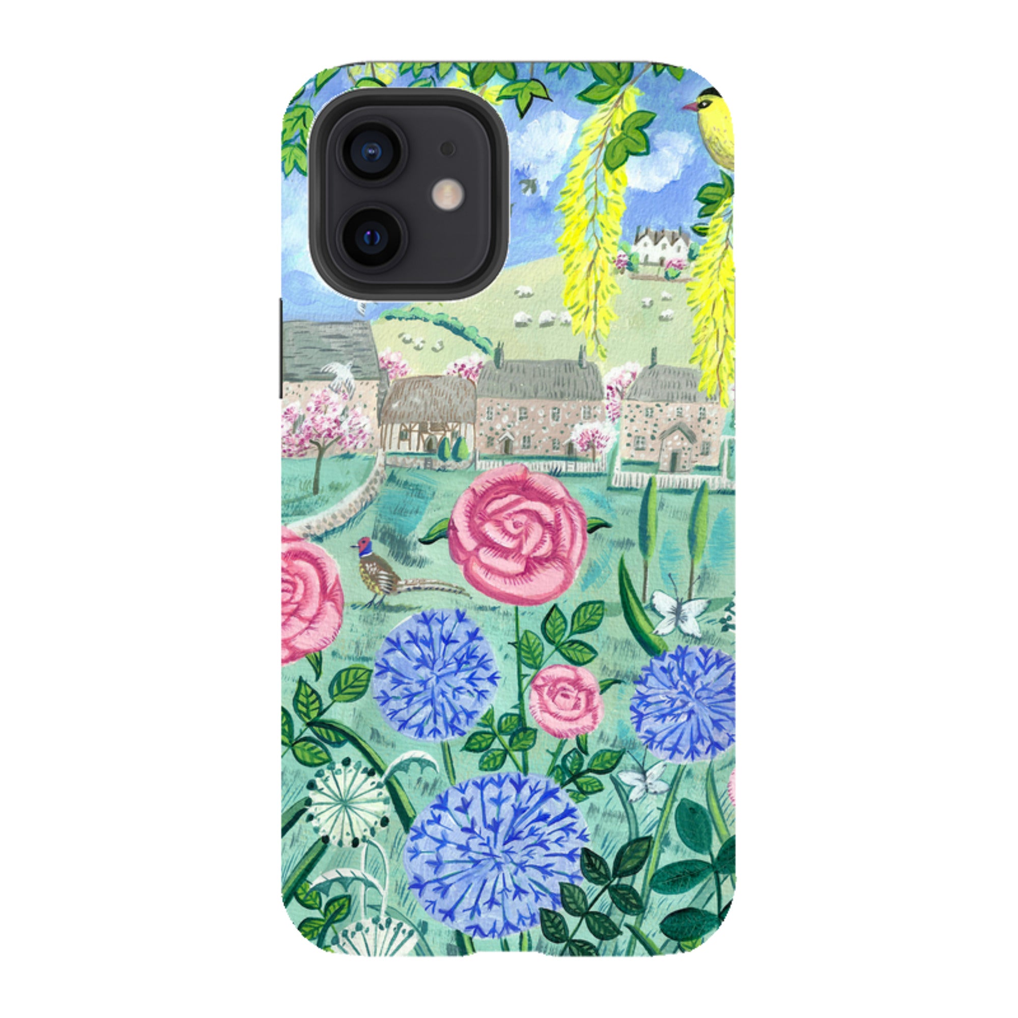 iPhone Tough Case - Village Floral By Mary Stubberfield