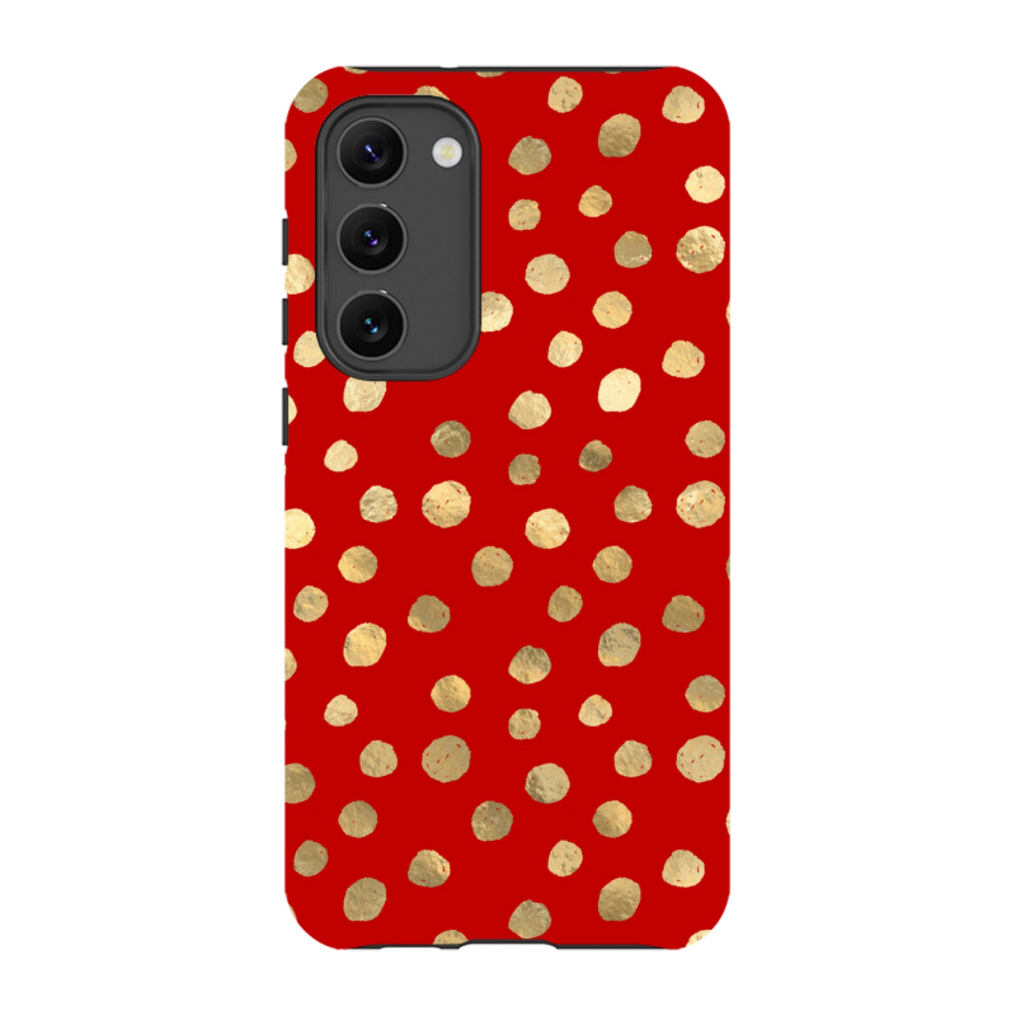 Samsung Tough Case - Burgundy and Gold Stars