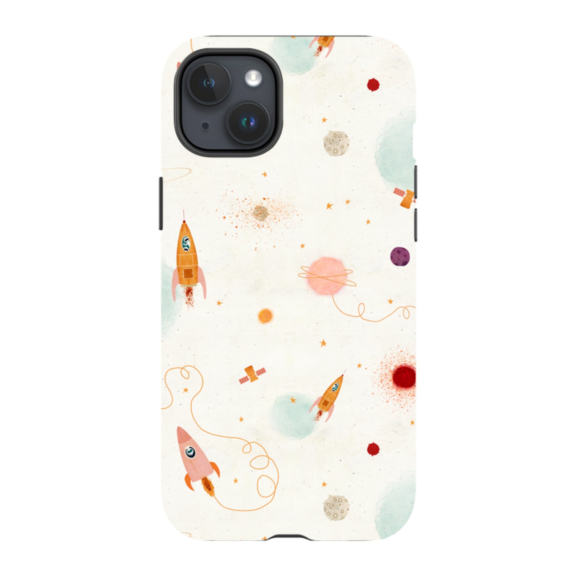 iPhone MagSafe Tough Case - Rockets Cream By Katherine Quinn