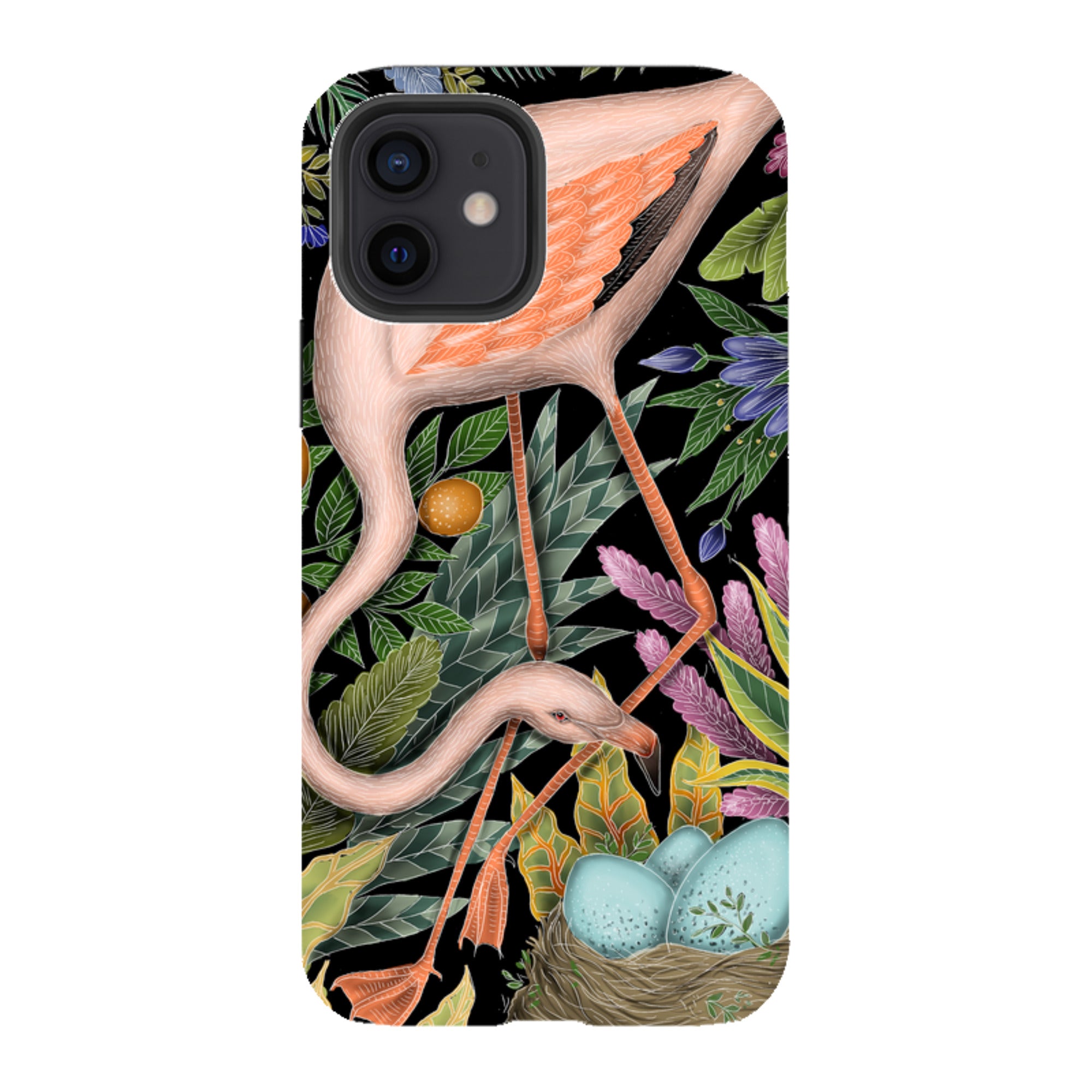 iPhone Tough Case - Flamingo By Catherine Rowe