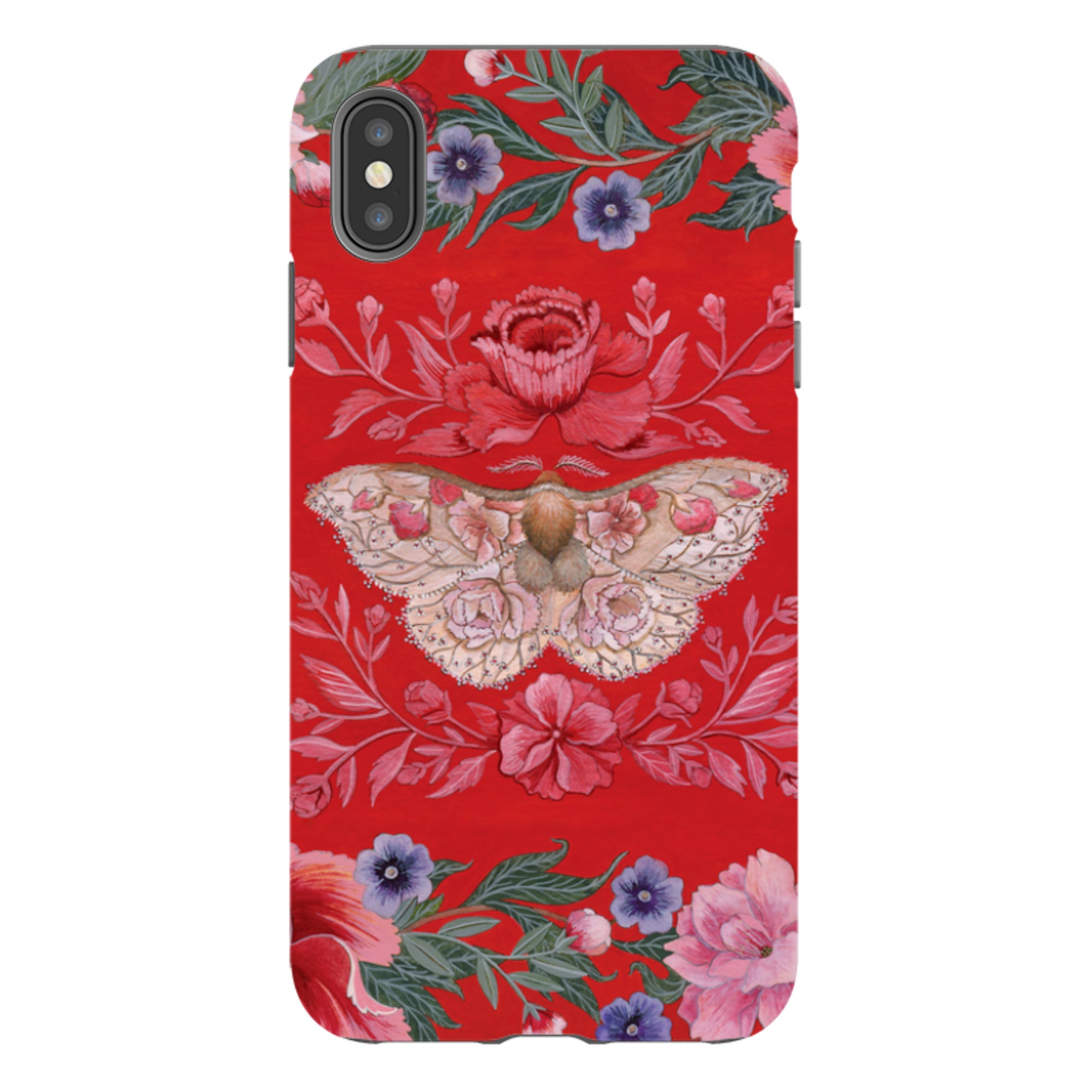 iPhone Tough Case - Blossom Moth By Maria Matos