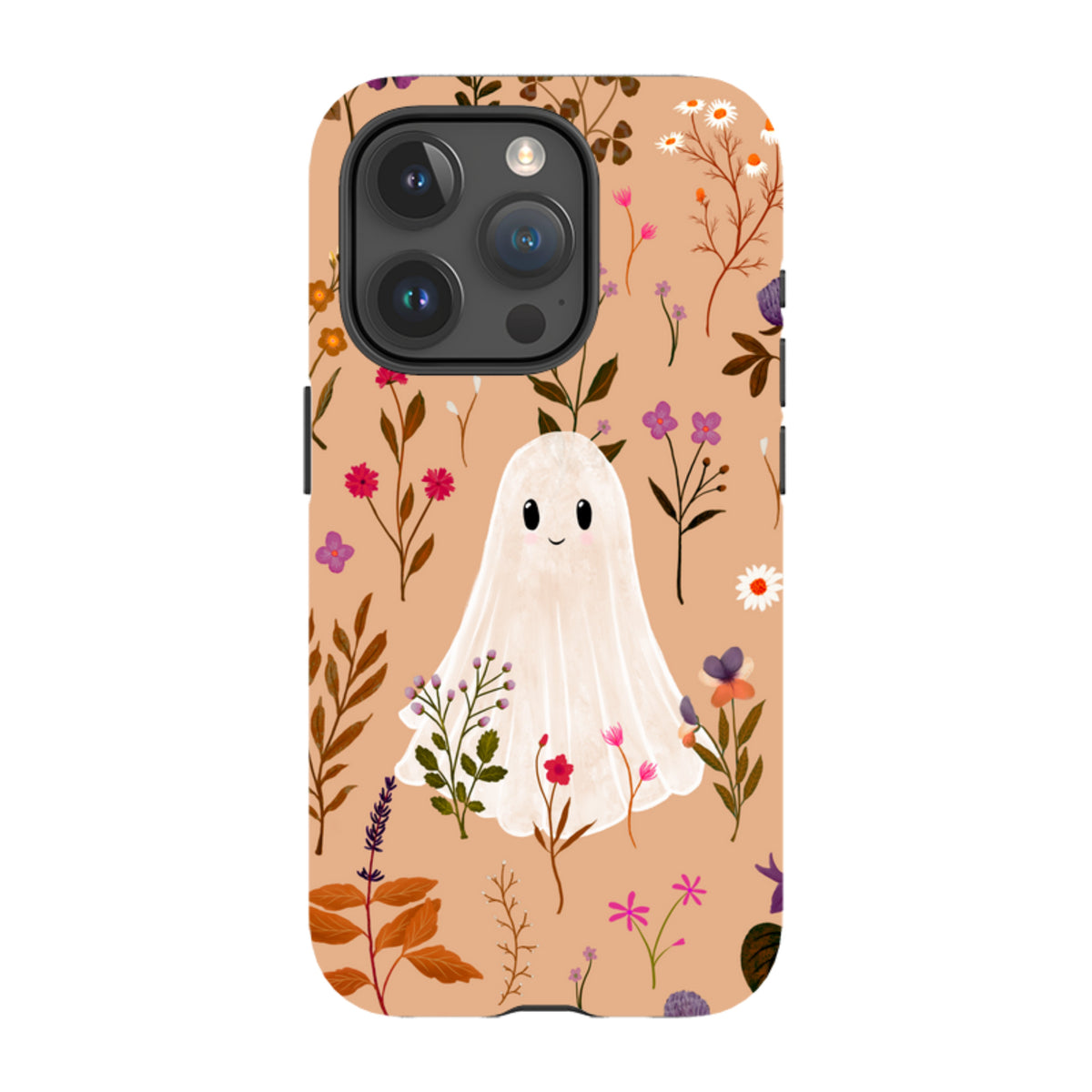 iPhone Tough Case - Ghost in the Garden - Cider Clay Multi By Katherine Quinn