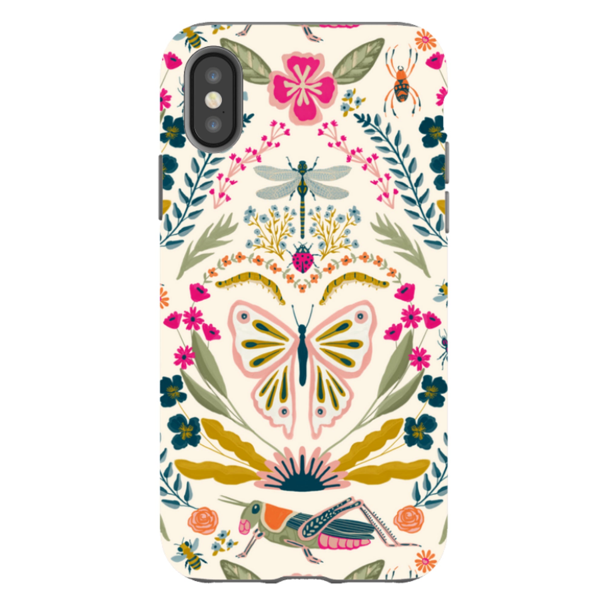 iPhone Case - Butterfly Floral By Abby Jacobs