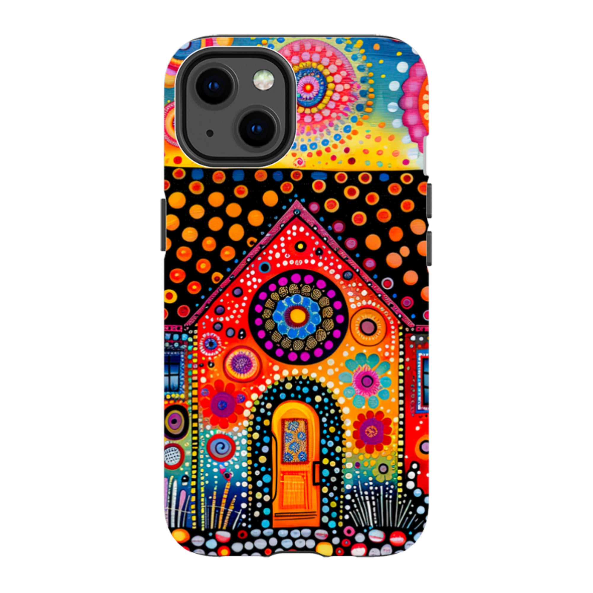 iPhone Case - Folk Art House IV