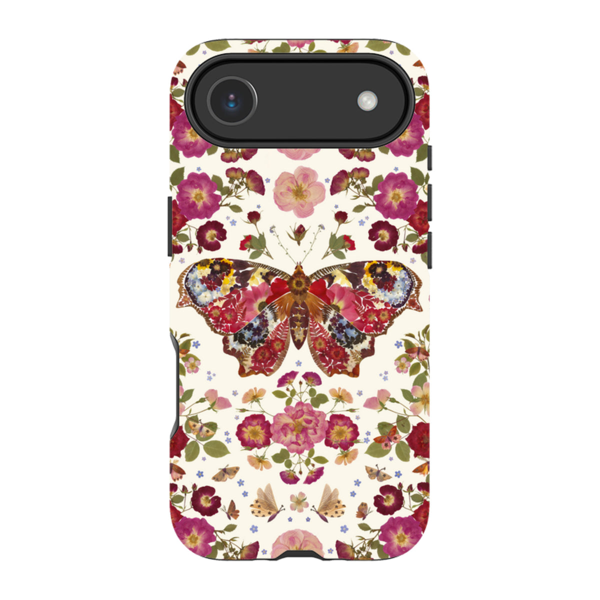 iPhone MagSafe Tough Case - Ivory Butterfly By Helen Ahpornsiri