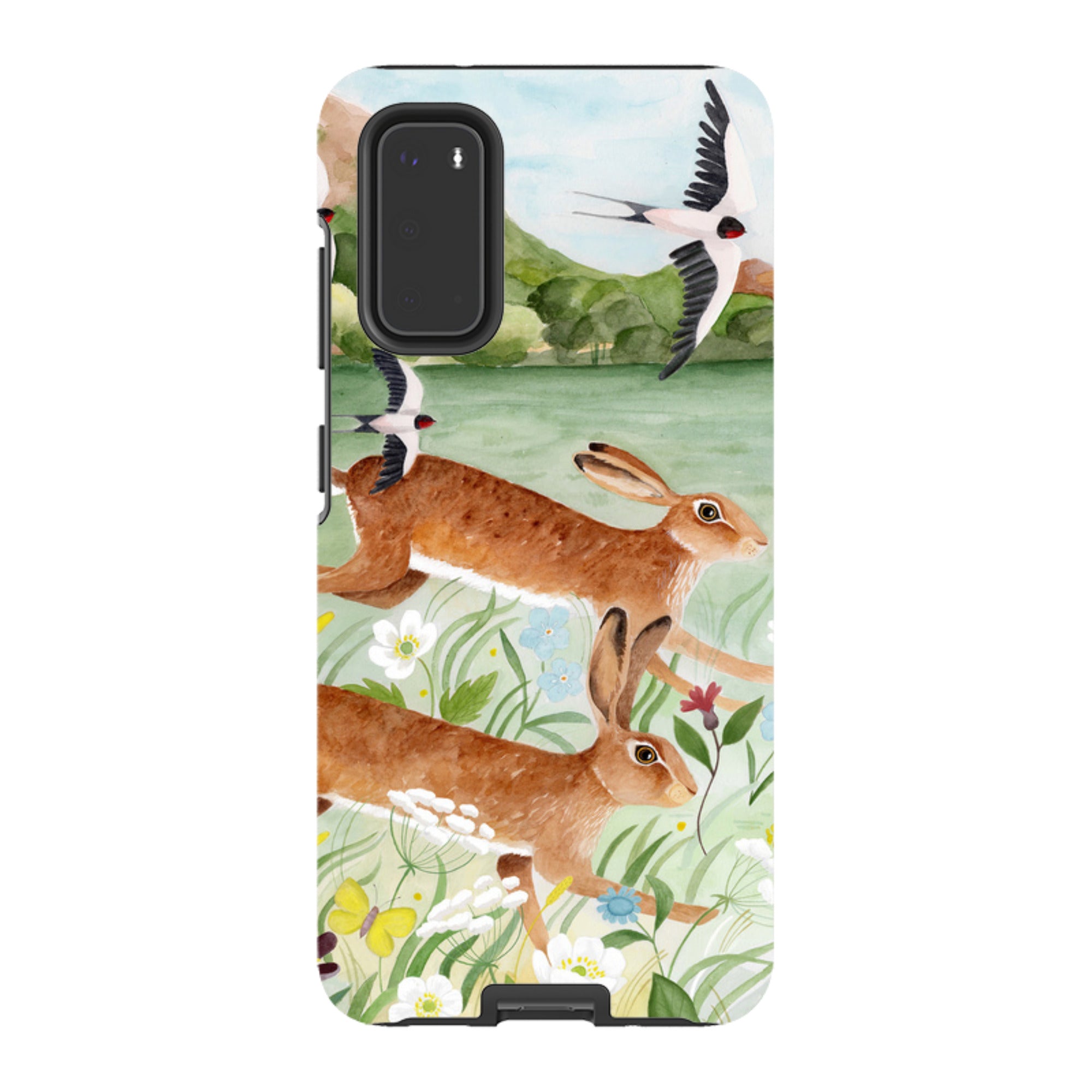 Samsung Tough Case - Hares By Bex Parkin