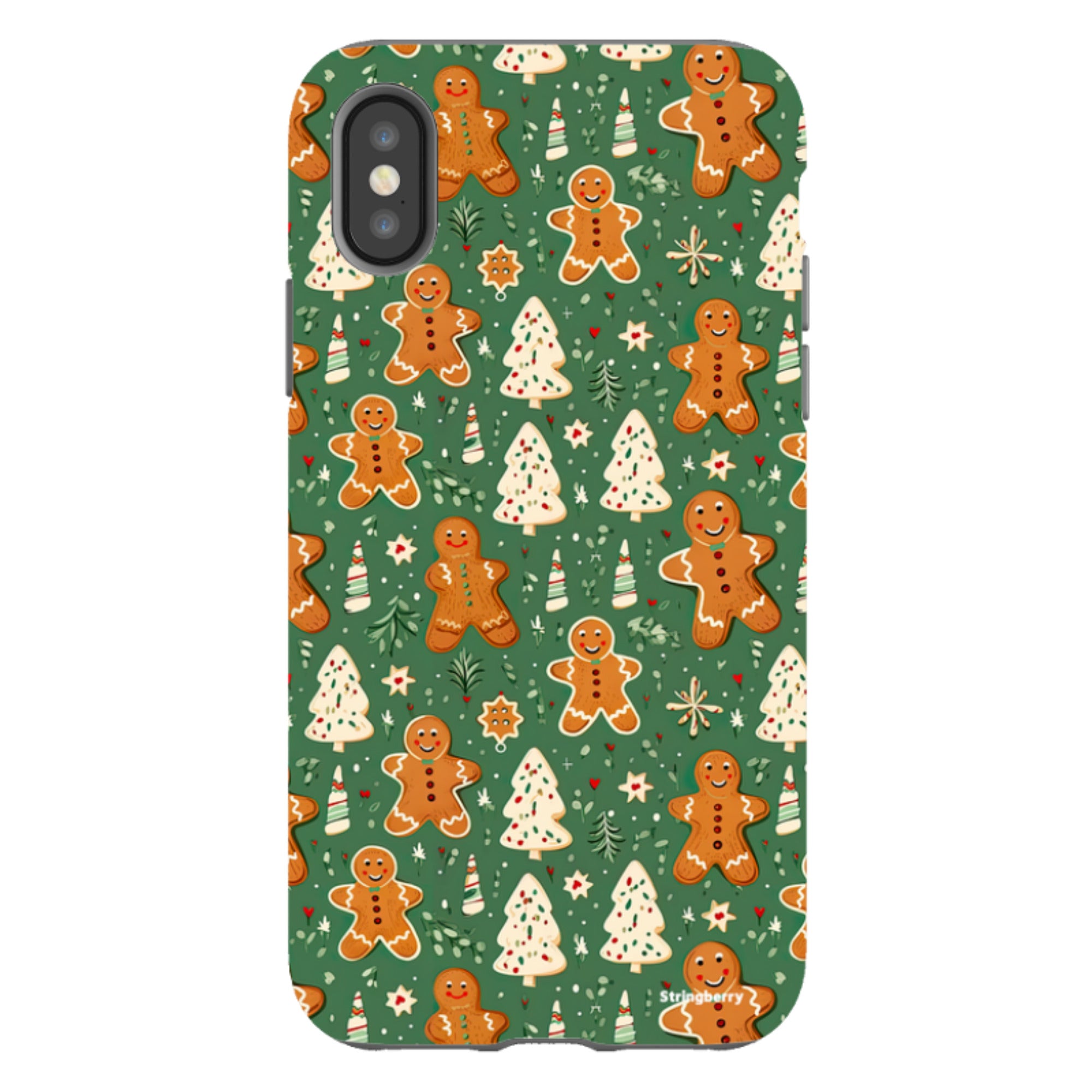 iPhone Tough Case - Ginger Bread Xmas II