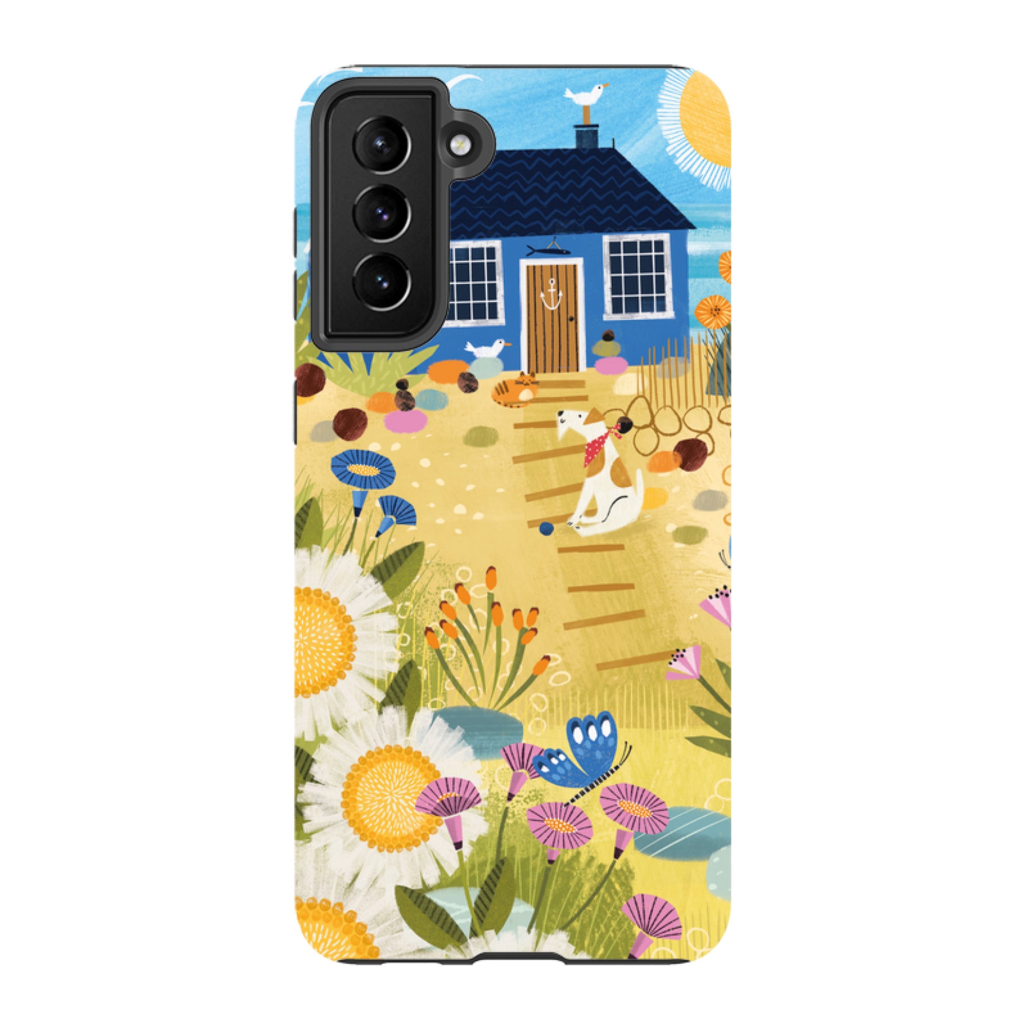 Samsung Tough  Case - Beach House By Ali Brookes