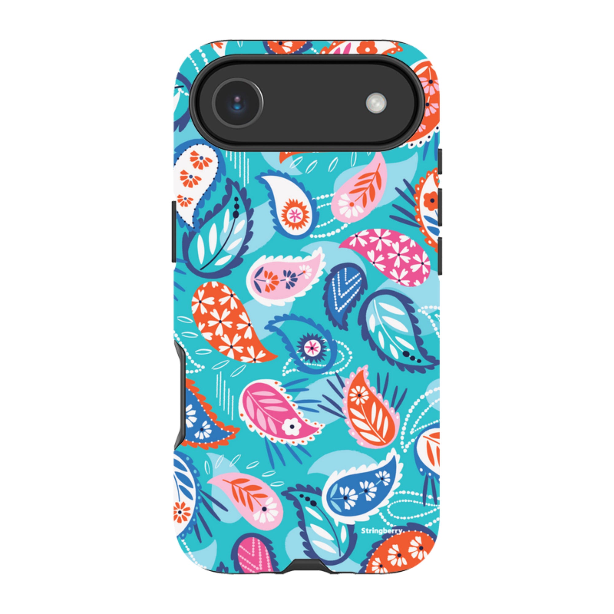 iPhone MagSafe Tough Case -  Paisley Blue By Ali Brookes