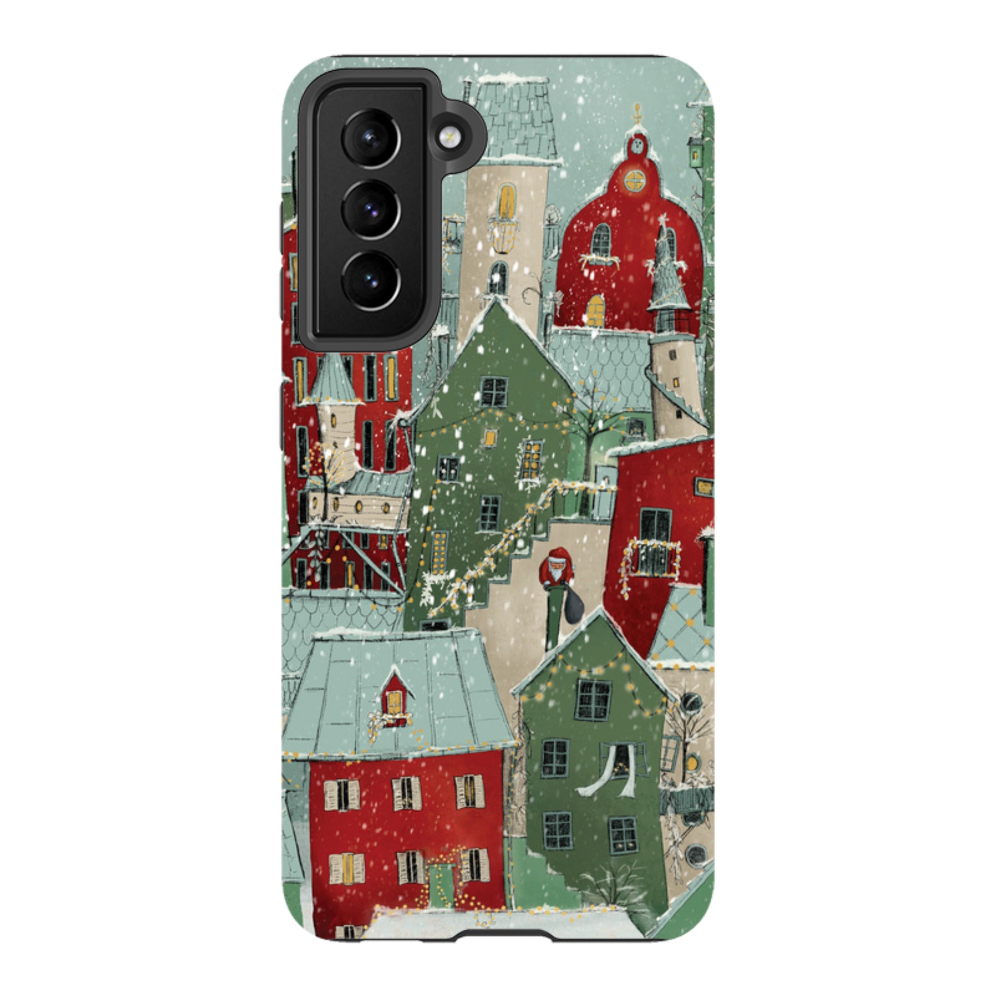 Samsung Tough Case - Citywinkles Red By Maja Lindberg