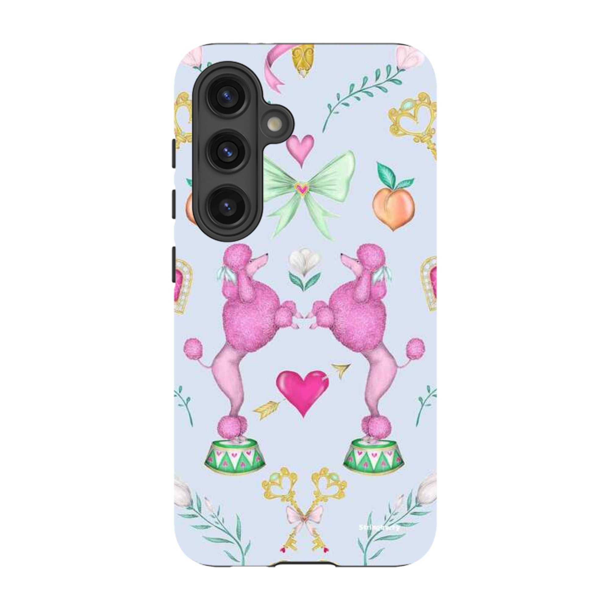 Samsung Tough Case - Pink Poodle Parlour Powder By Catherine Rowe