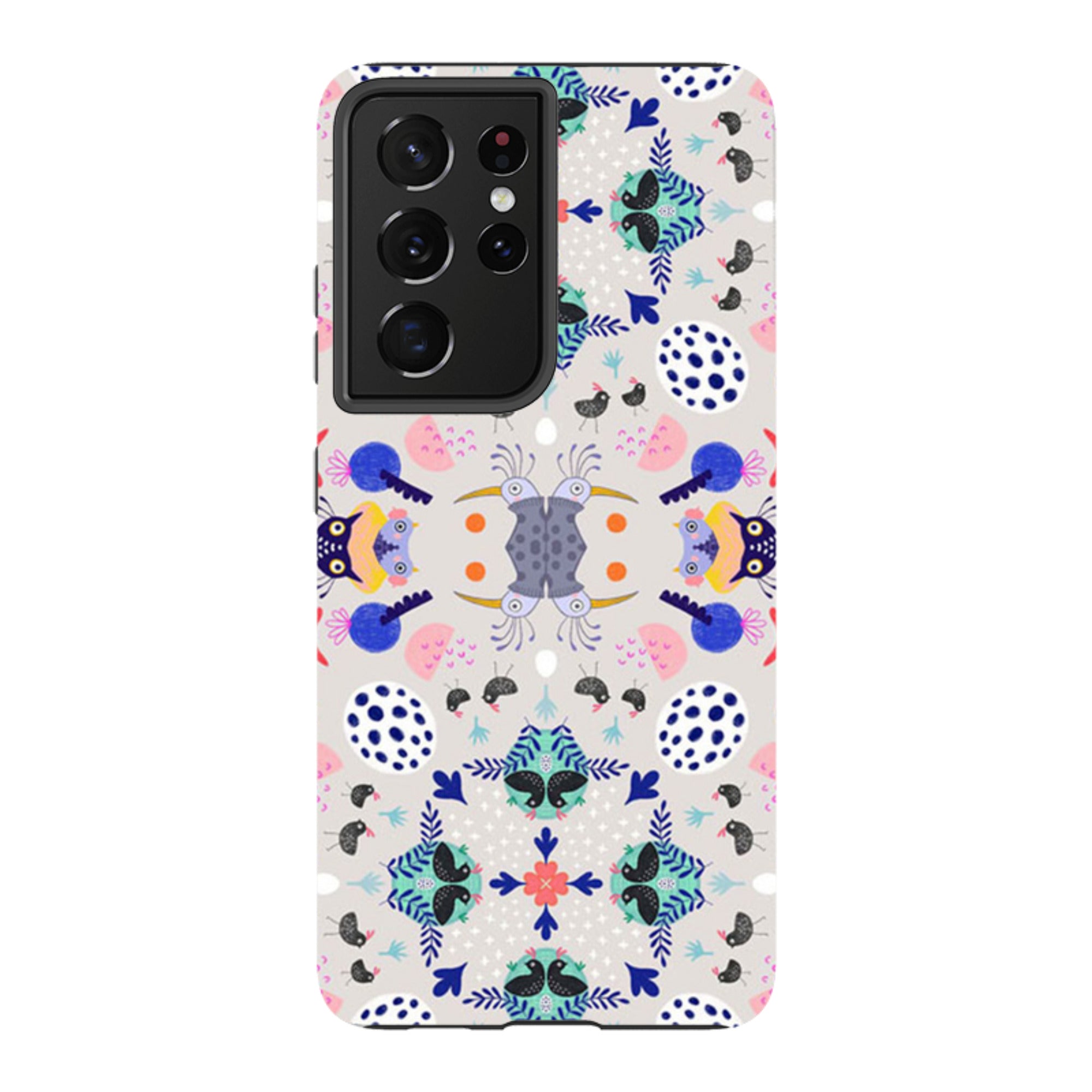 Samsung Tough Case - Crazybird Pattern By Mia Underwood